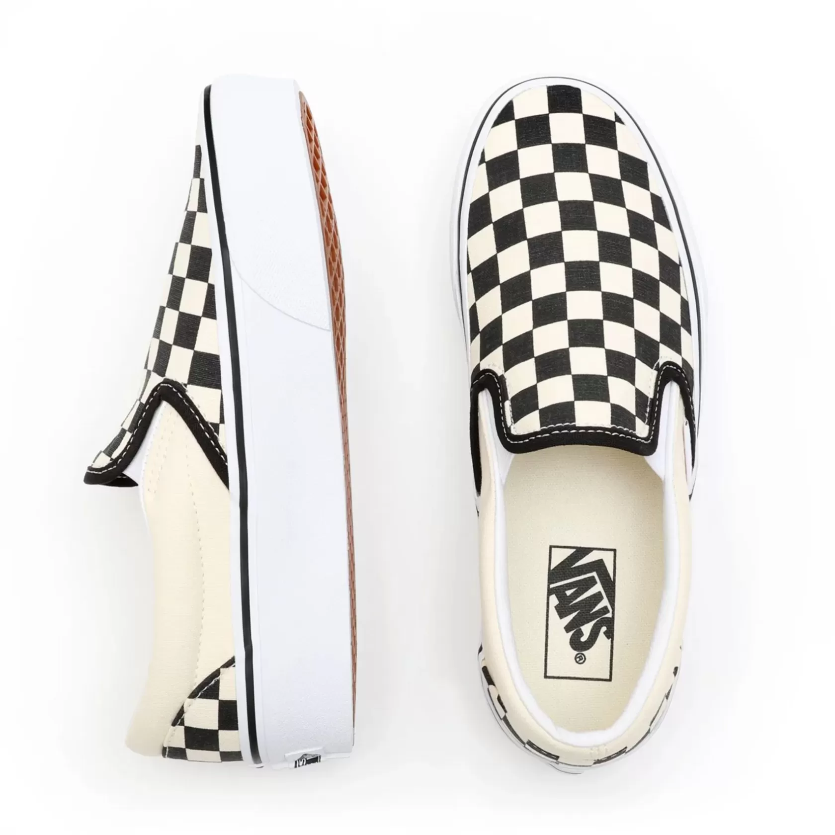 Vans Zapatillas Plataforma<Zapatillas Con Plataforma Classic Slip-On Negro, Blanco