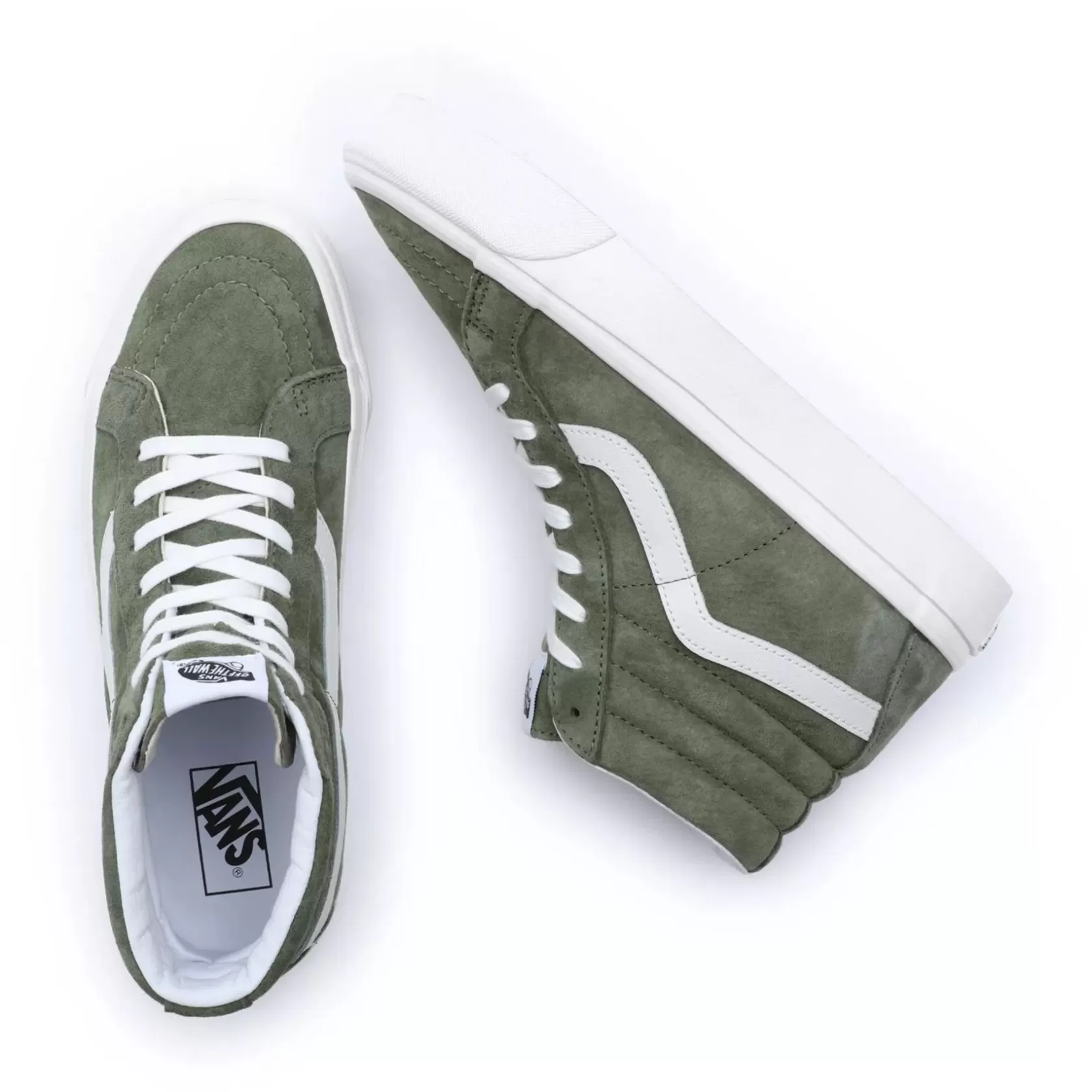 Vans Zapatillas Deportivas Baja<Zapatillas De Ante De Cerdo Sk8-Hi 38 Dx Verde