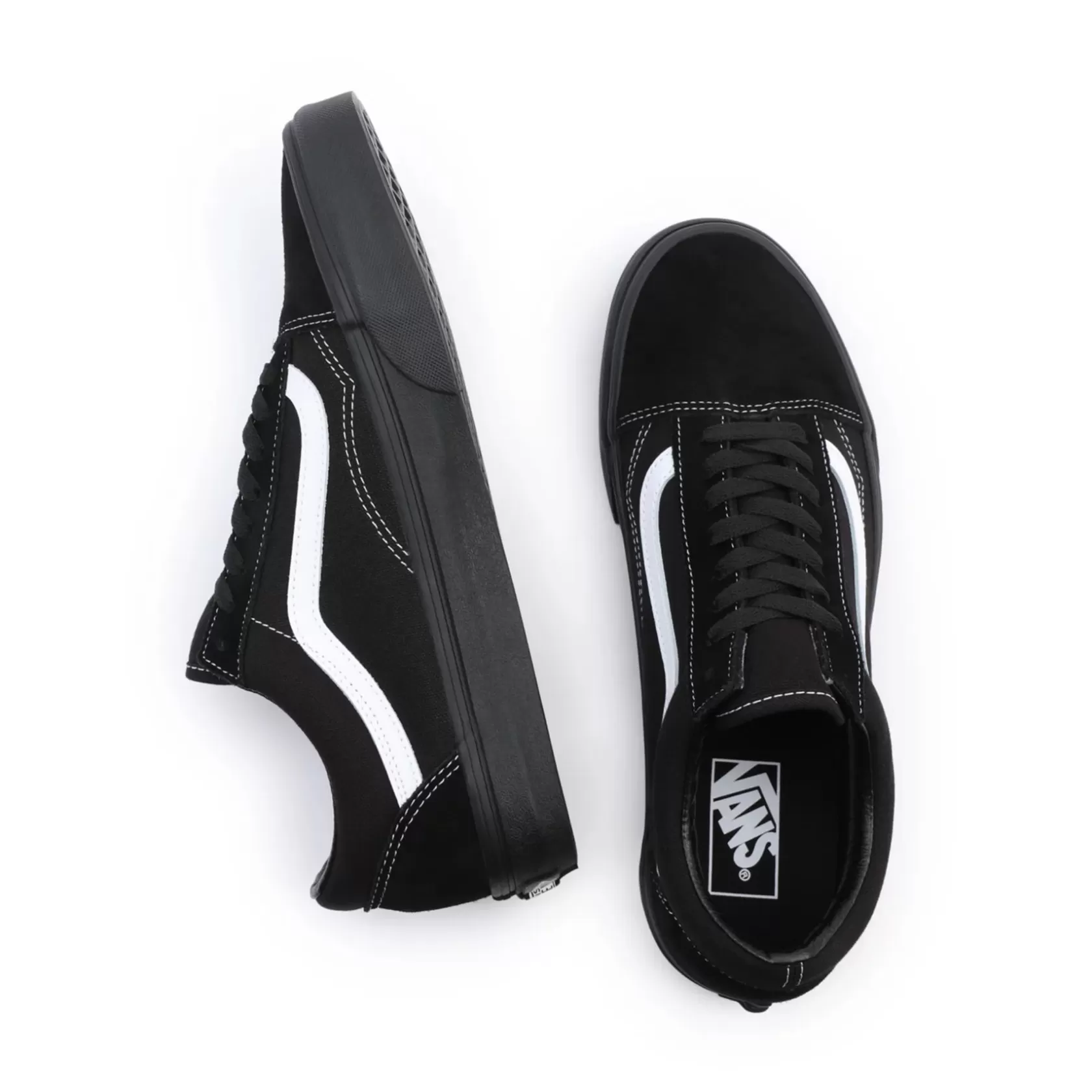 Vans Classics<Zapatillas De Ante Y Lona Old Skool Negro