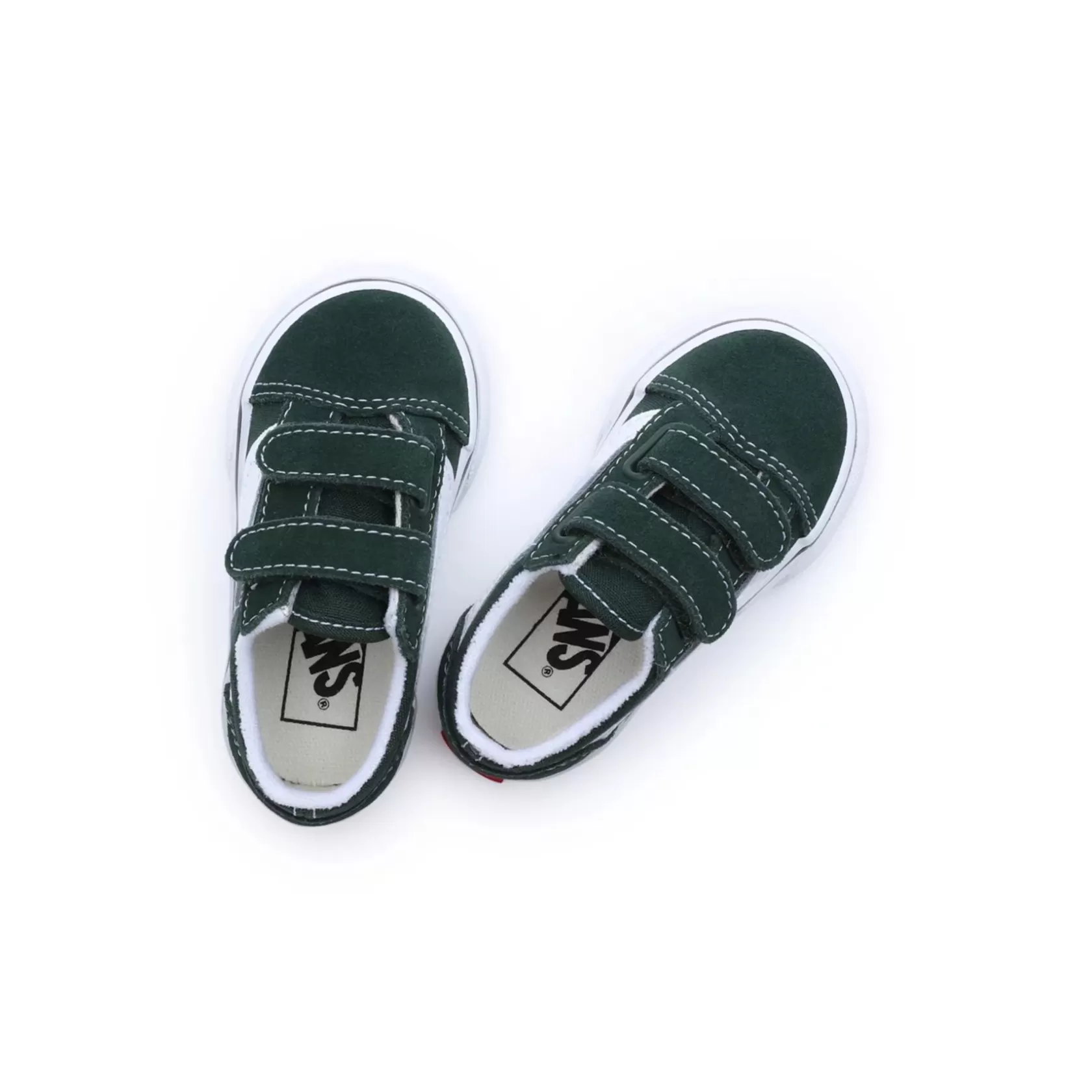 Vans Easy On, Easy Off<Zapatillas De Bebe Color Theory Old Skool Con Cierre Adherente (1-4 Anos) Verde