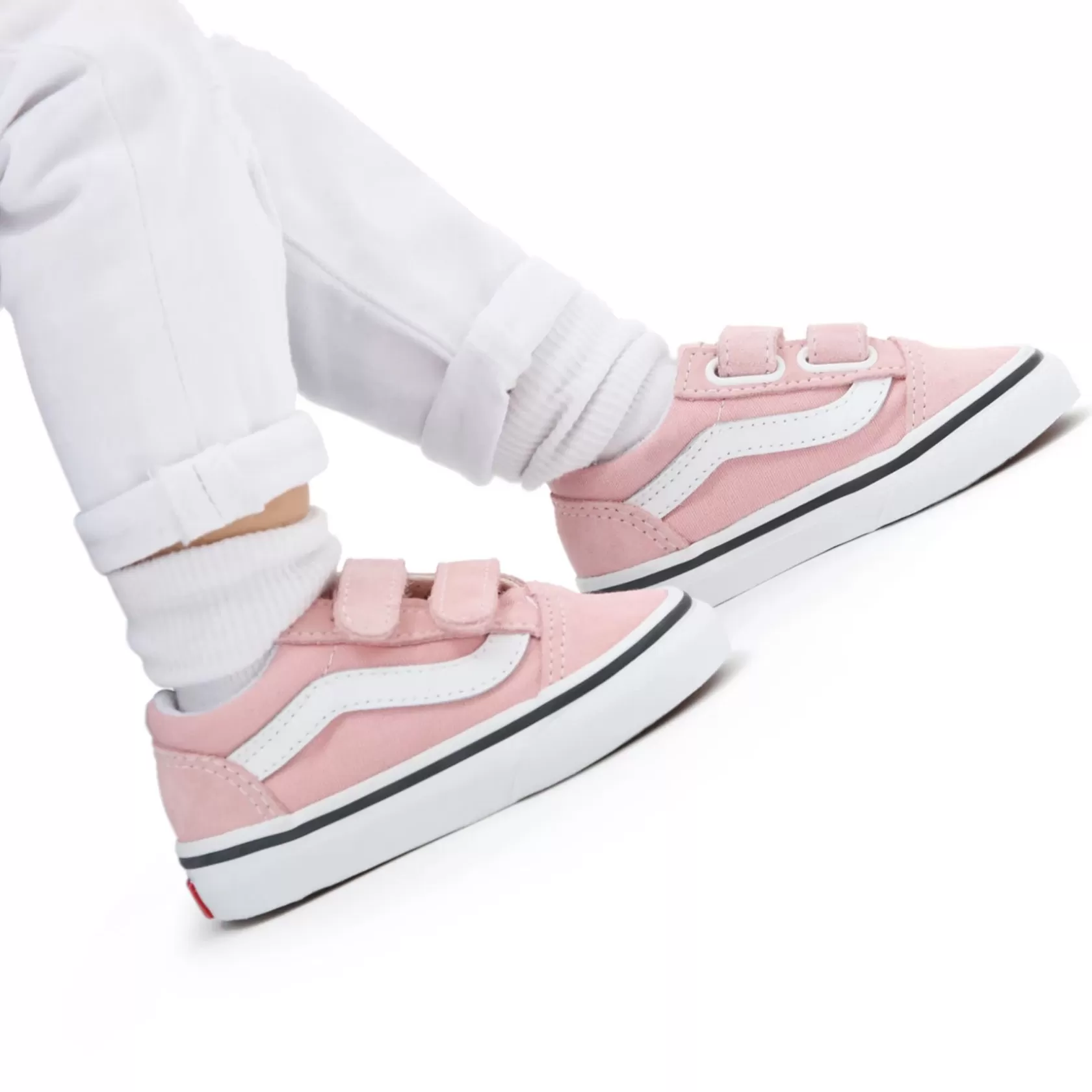 Vans Classics<Zapatillas De Bebe Con Cierre Adherente Old Skool Con (1-4 Anos) Rosa