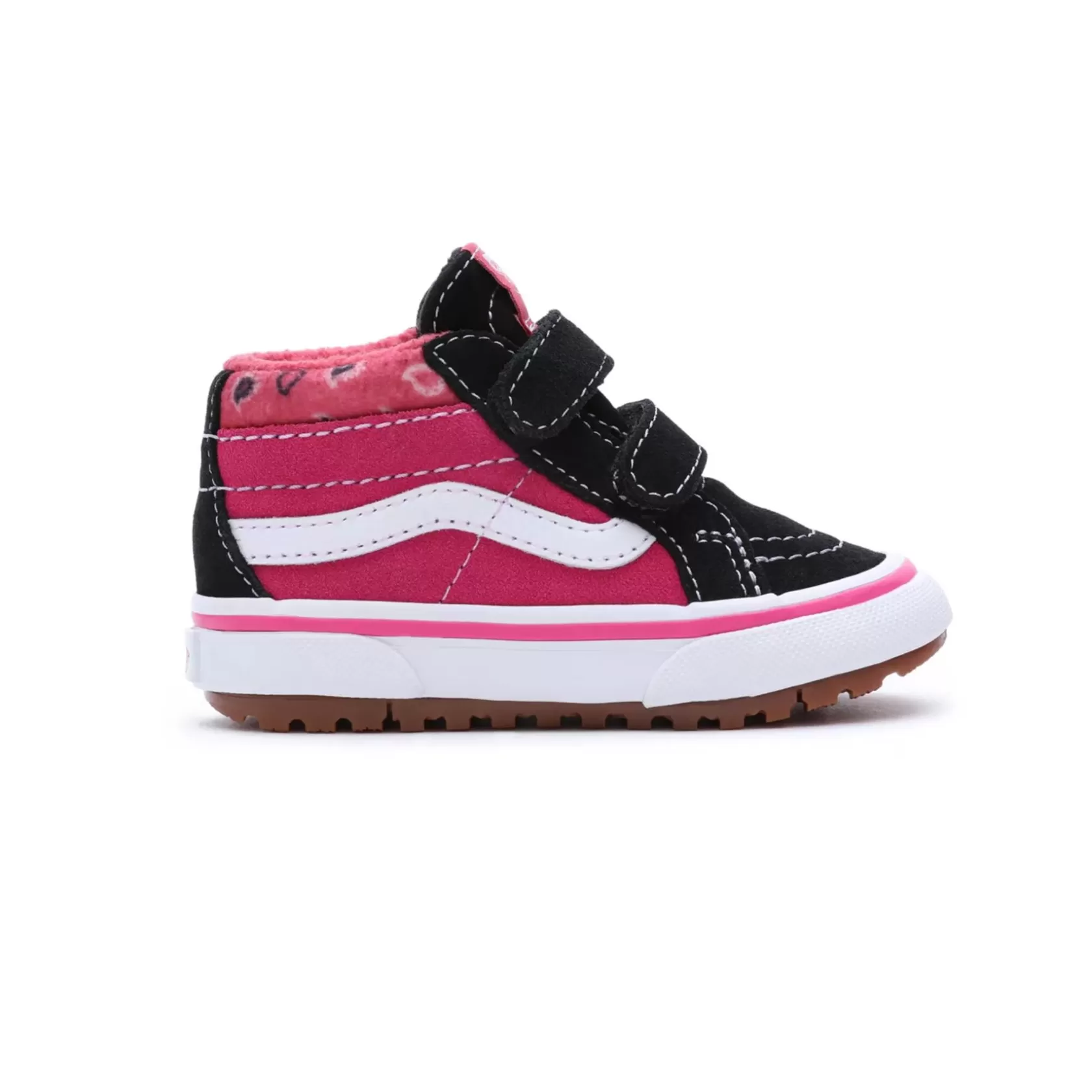 Vans Zapatillas Niño (1-4 Años)<Zapatillas De Bebe Con Cierre Adherente Paisley Sk8-Mid Reissue Mte-1 (1-4 Anos) Negro, Rosa