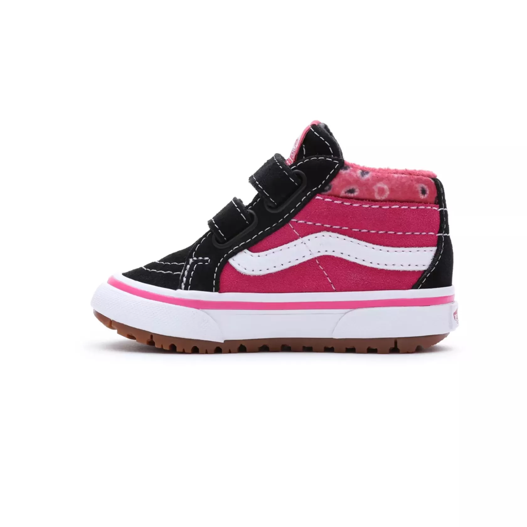Vans Zapatillas Niño (1-4 Años)<Zapatillas De Bebe Con Cierre Adherente Paisley Sk8-Mid Reissue Mte-1 (1-4 Anos) Negro, Rosa