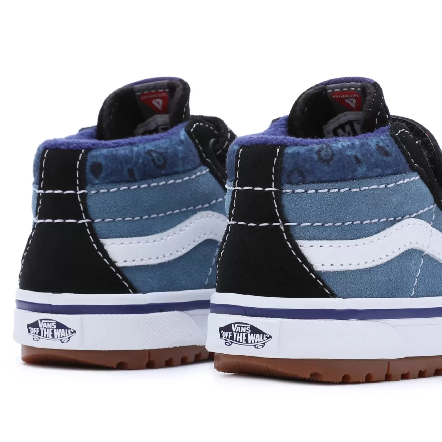 Vans Easy On, Easy Off<Zapatillas De Bebe Con Cierre Adherente Paisley Sk8-Mid Reissue Mte-1 (1-4 Anos) Azul, Negro