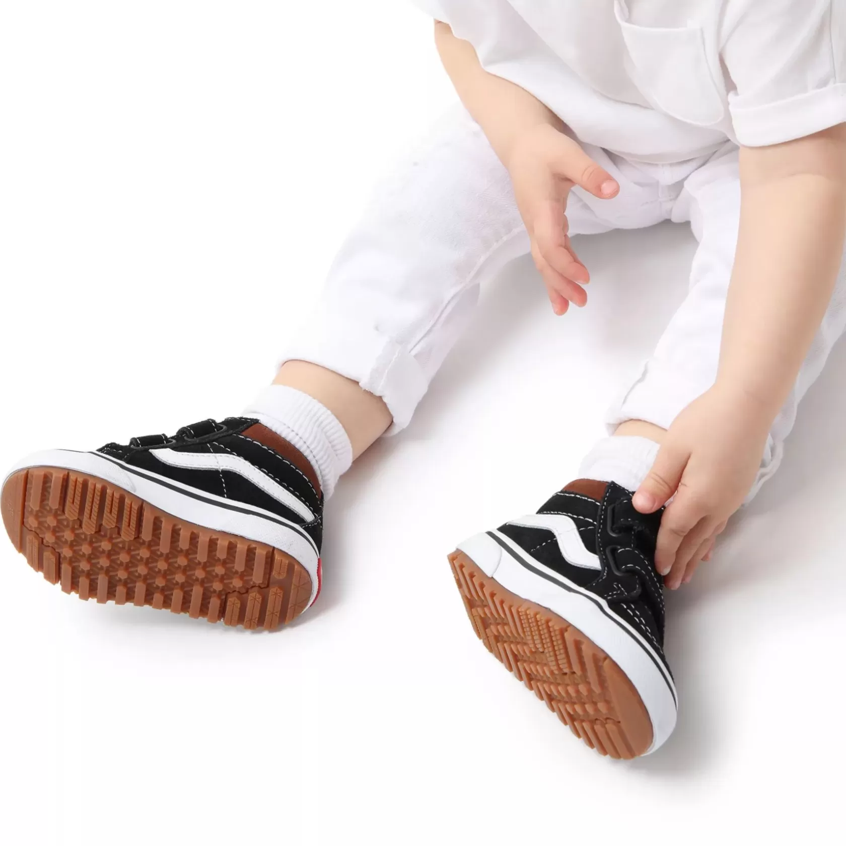 Vans Zapatillas Niño (1-4 Años)<Zapatillas De Bebe Con Cierre Adherente Sk8-Mid Reissue Mte-1 Con (1-4 Anos) Negro