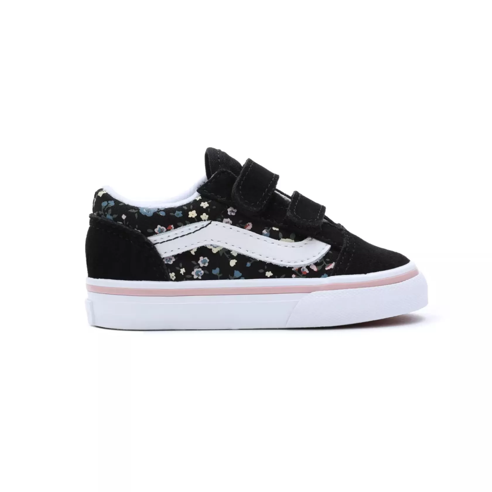 Vans Zapatillas Niño (1-4 Años)<Zapatillas De Bebe Floral Old Skool Hook And Loop (1-4 Anos) Negro