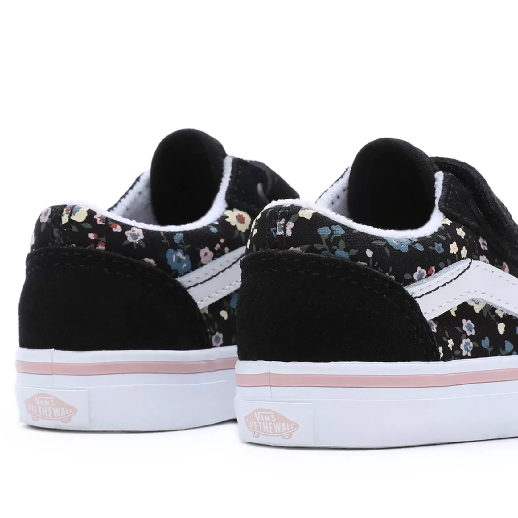 Vans Zapatillas Niño (1-4 Años)<Zapatillas De Bebe Floral Old Skool Hook And Loop (1-4 Anos) Negro