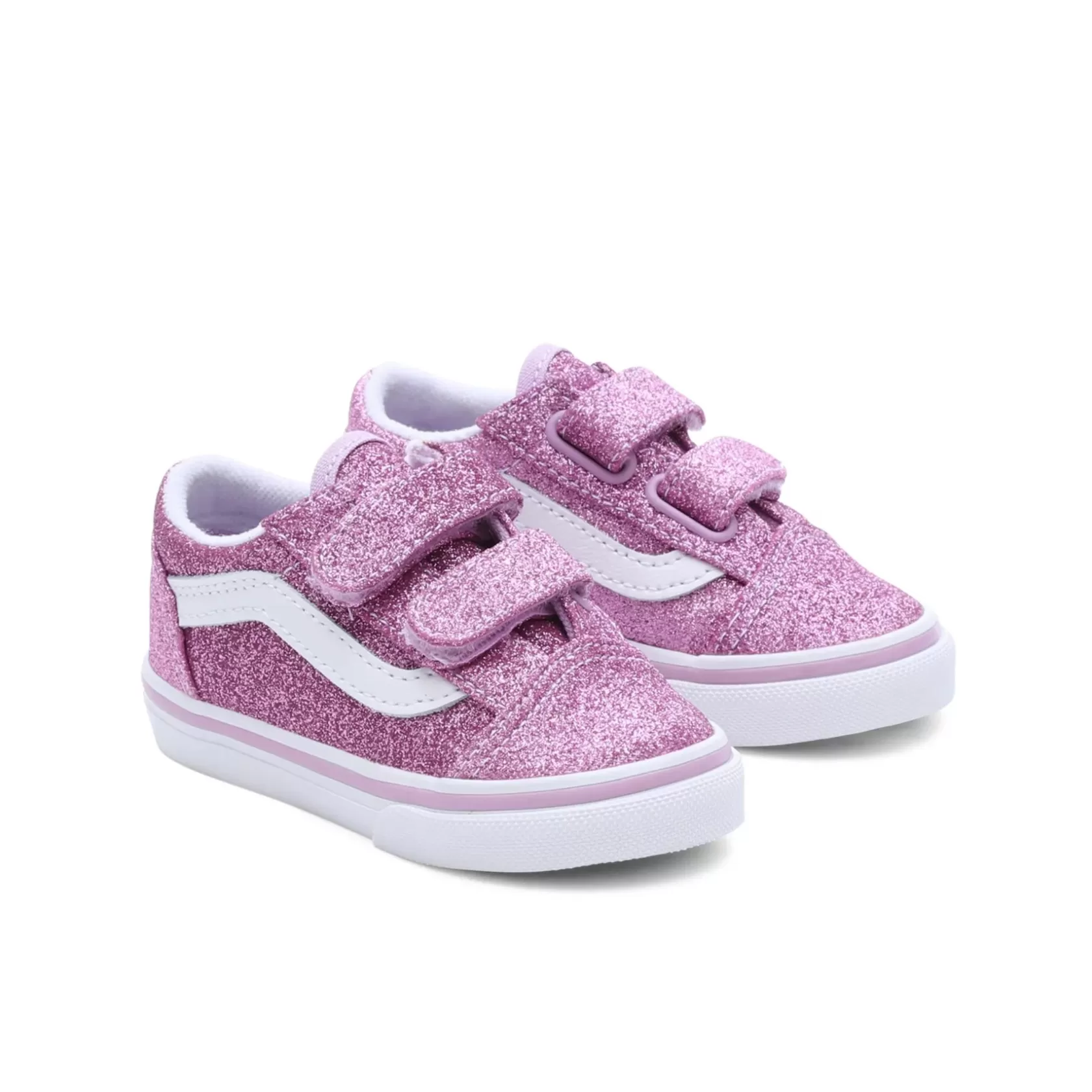 Vans Zapatillas Niño (1-4 Años)<Zapatillas De Bebe Glitter Old Skool Hook And Loop (1-4 Anos) Purpura