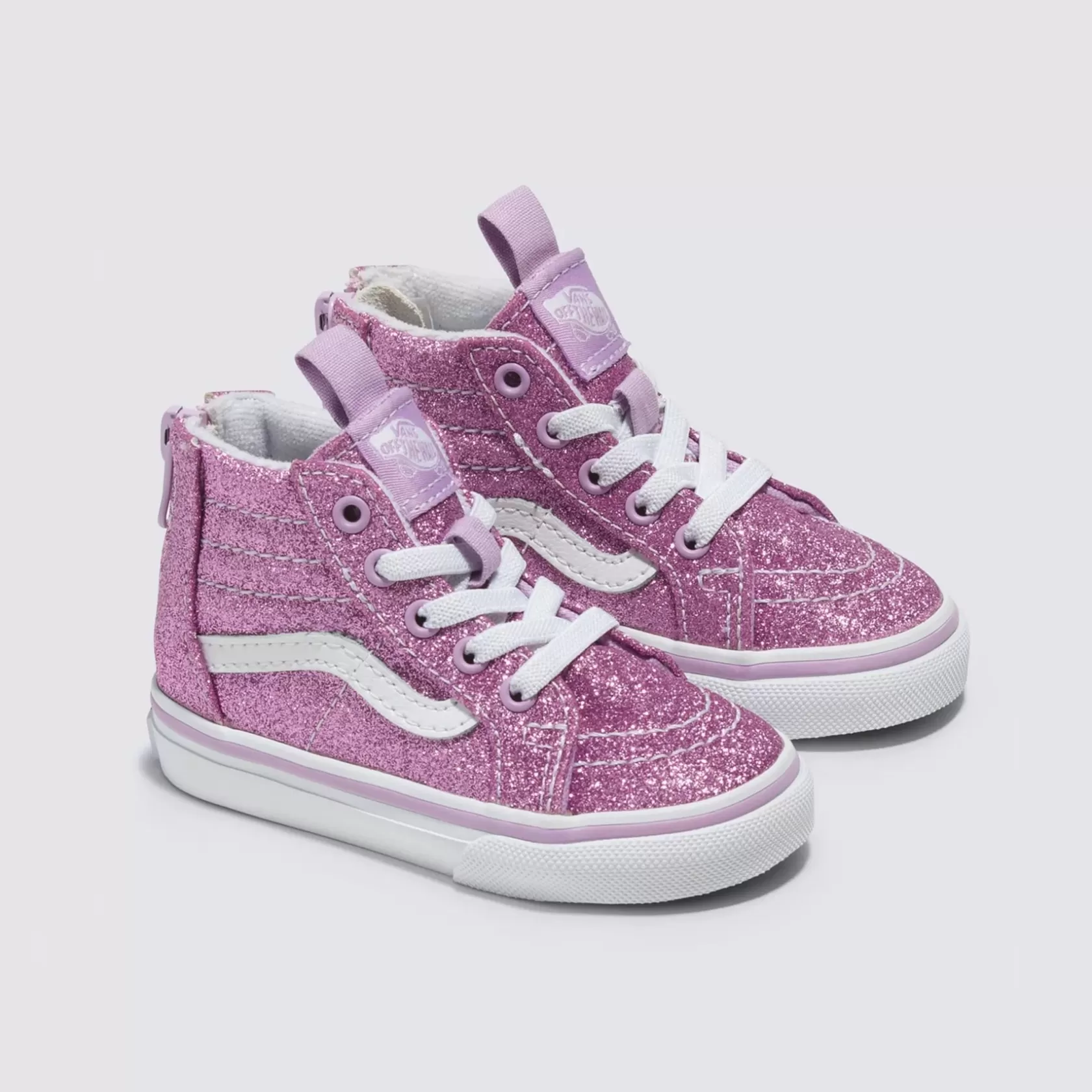 Vans Zapatillas Niño (1-4 Años)<Zapatillas De Bebe Glitter Sk8-Hi Zip (1-4 Anos) Purpura