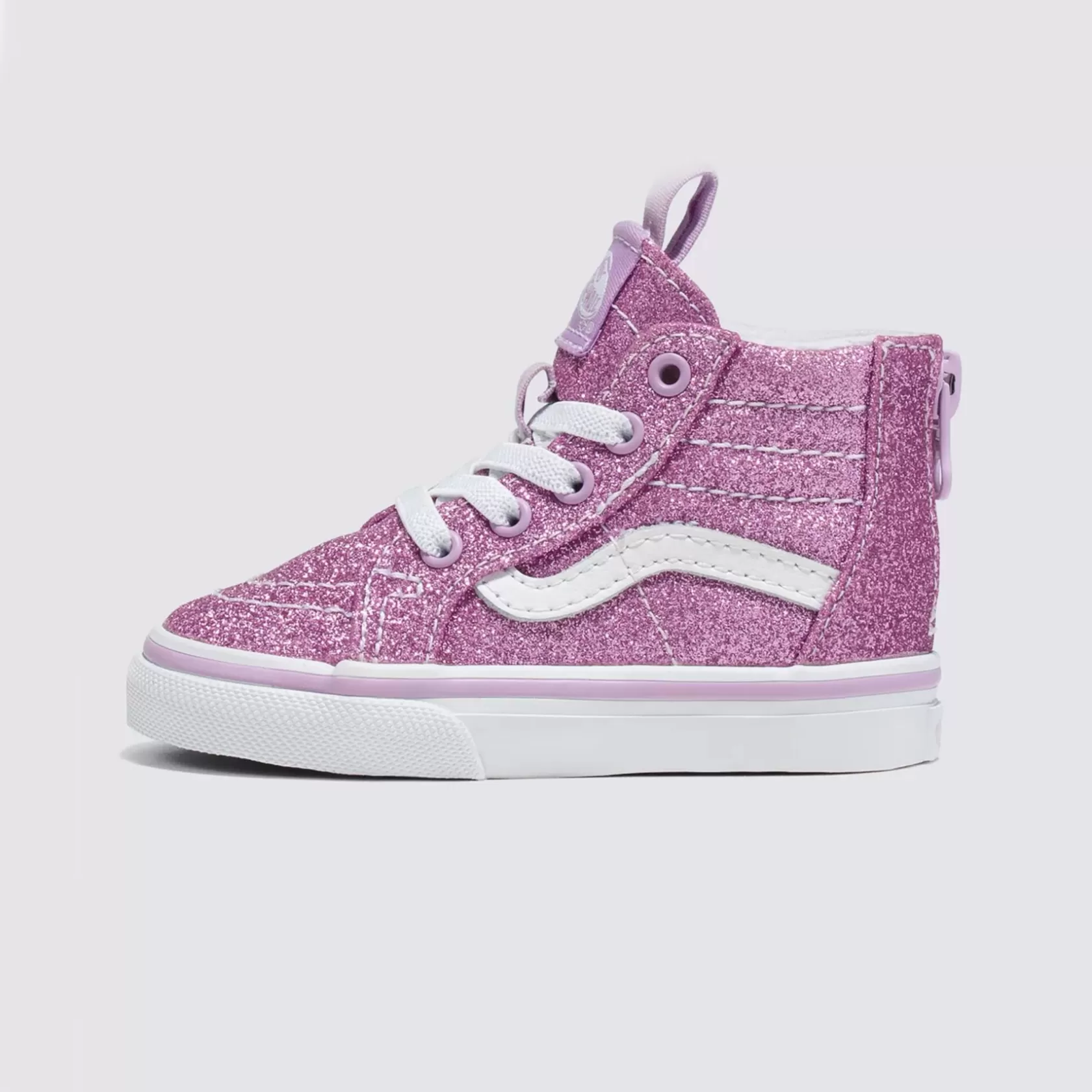 Vans Zapatillas Niño (1-4 Años)<Zapatillas De Bebe Glitter Sk8-Hi Zip (1-4 Anos) Purpura