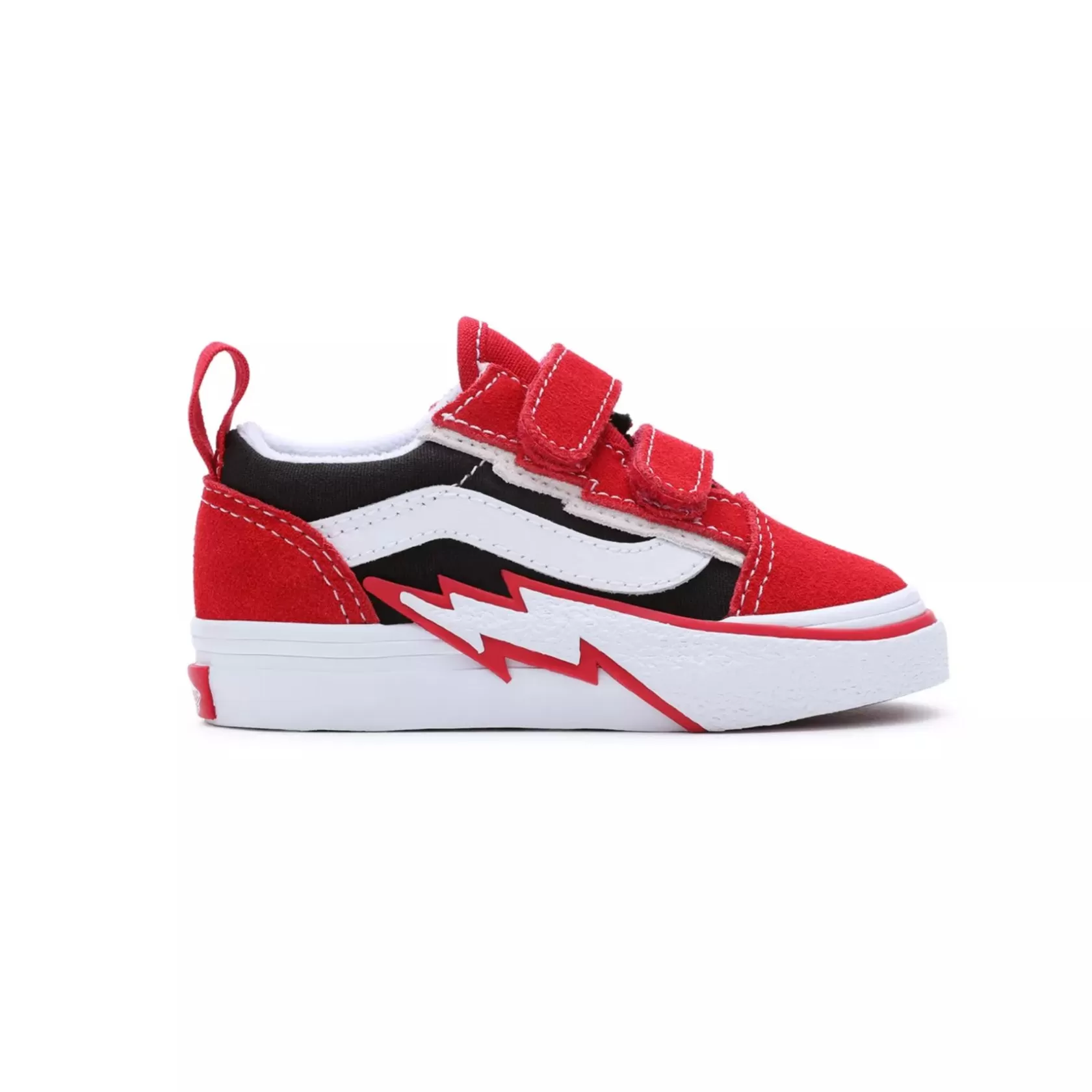 Vans Classics<Zapatillas De Bebe Old Skool Bolt Hook And Loop (1-4 Anos) Rojo