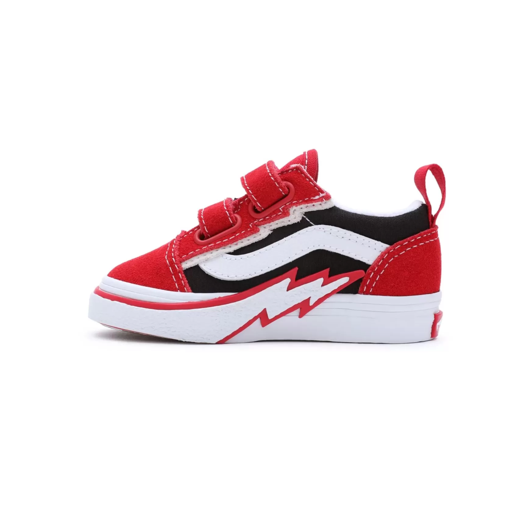 Vans Classics<Zapatillas De Bebe Old Skool Bolt Hook And Loop (1-4 Anos) Rojo