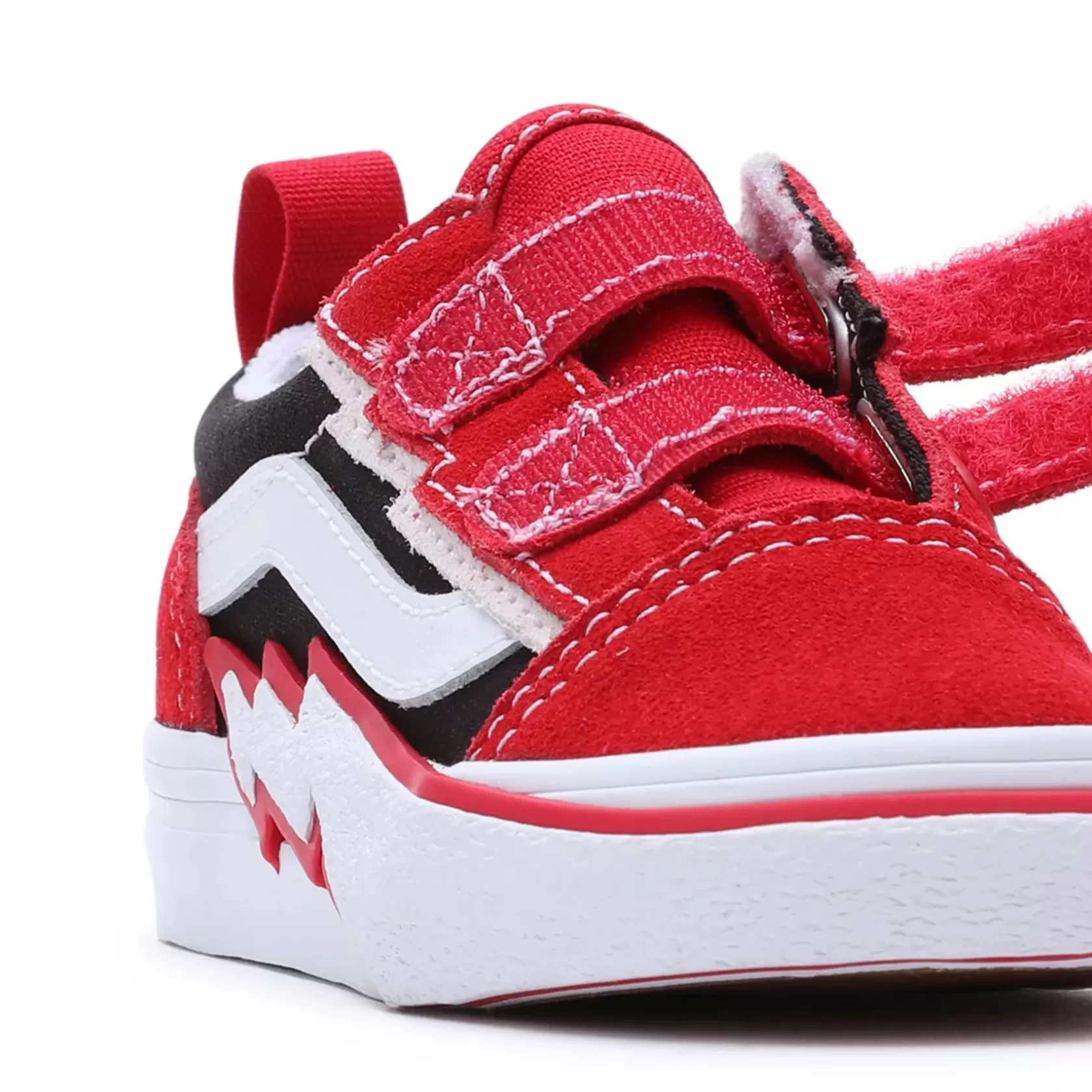 Vans Classics<Zapatillas De Bebe Old Skool Bolt Hook And Loop (1-4 Anos) Rojo