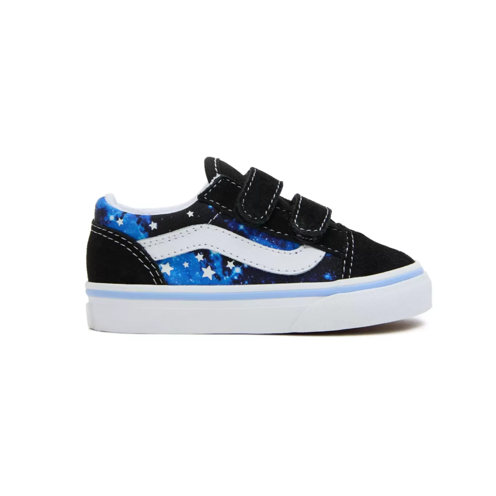 Vans Classics<Zapatillas De Bebe Old Skool Con Cierre Adherente (1-4 Anos) Azul, Negro