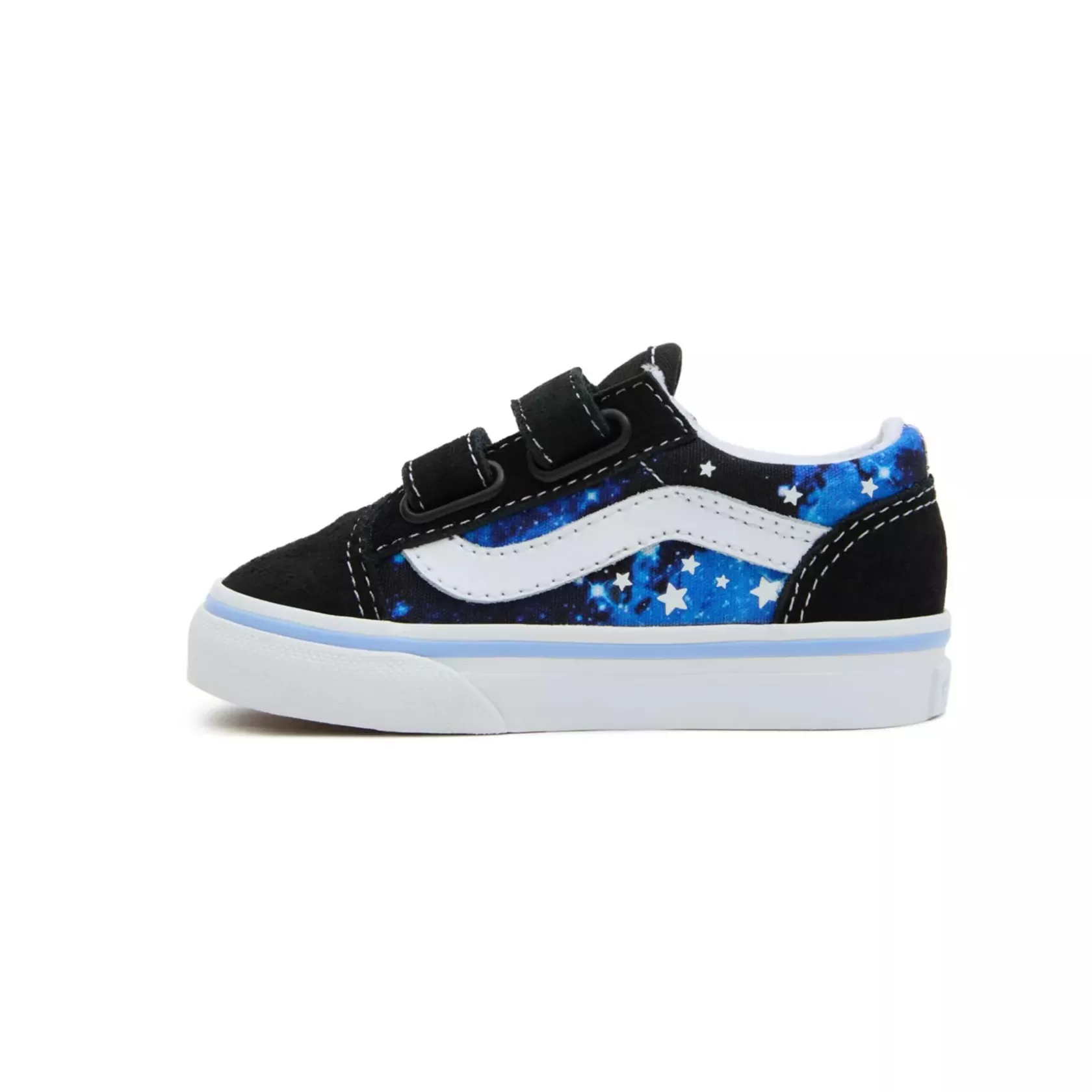Vans Classics<Zapatillas De Bebe Old Skool Con Cierre Adherente (1-4 Anos) Azul, Negro