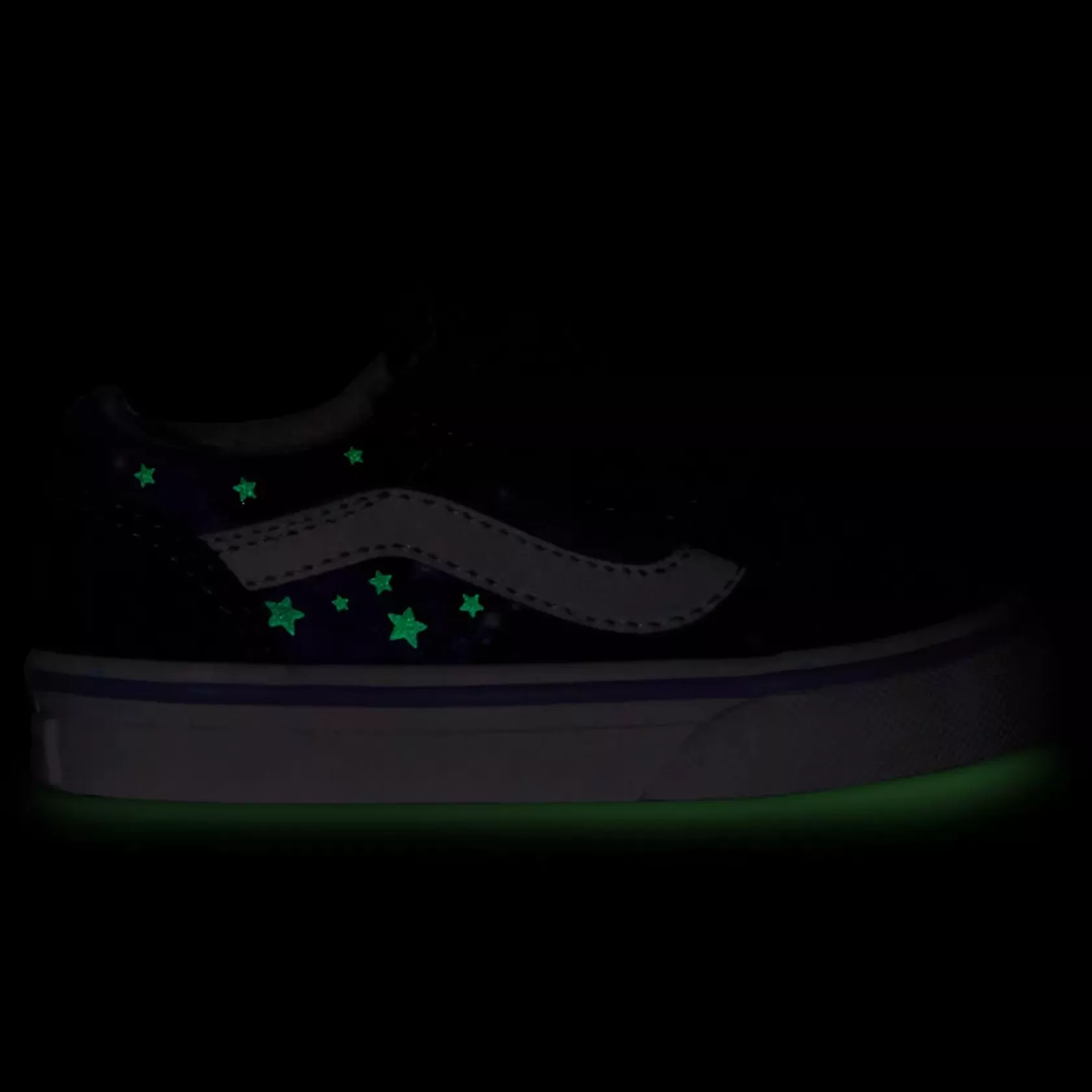 Vans Classics<Zapatillas De Bebe Old Skool Con Cierre Adherente (1-4 Anos) Azul, Negro