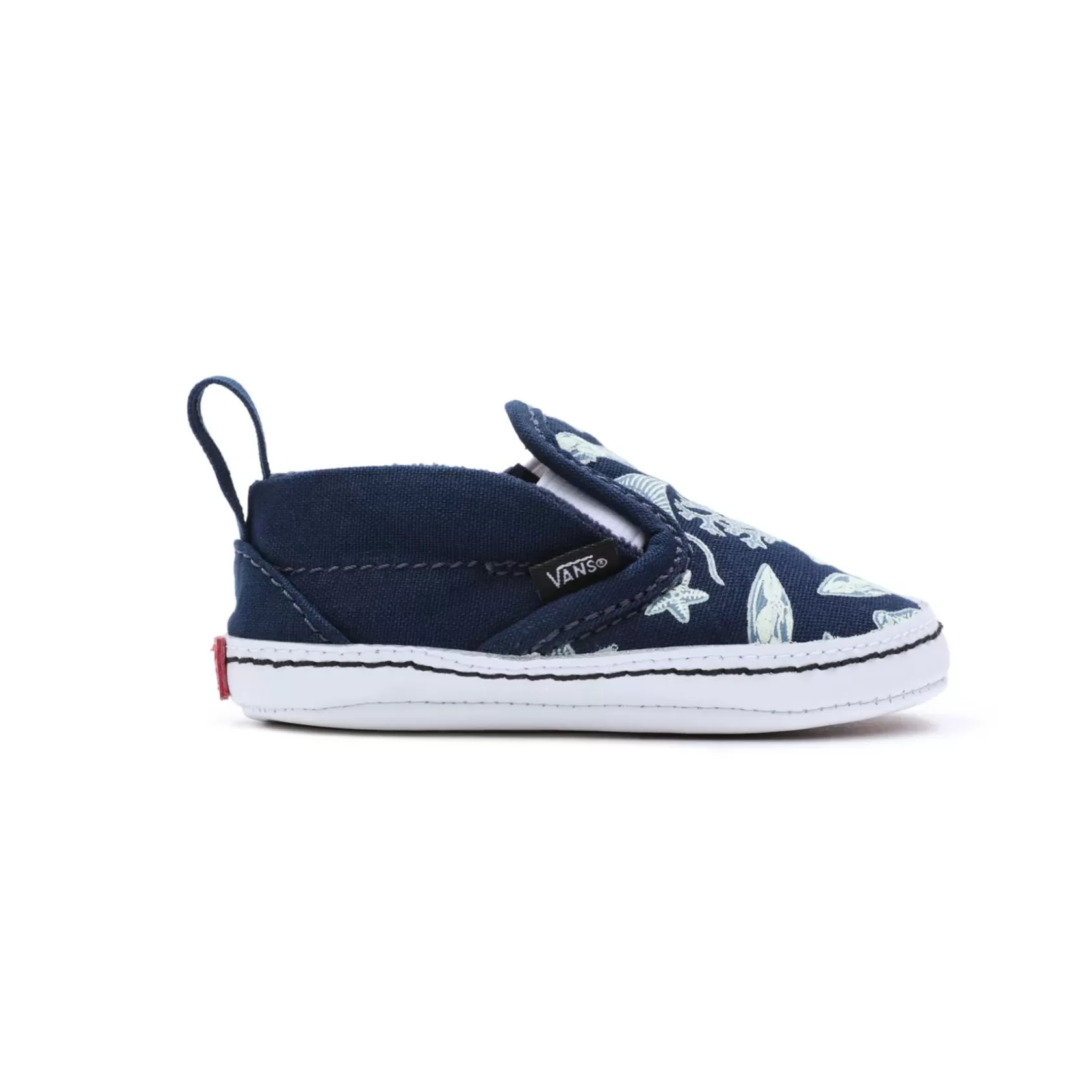 Vans Easy On, Easy Off<Zapatillas De Bebe Slip-On Crib Con Cierre Adherente (0-1 Anos) Azul