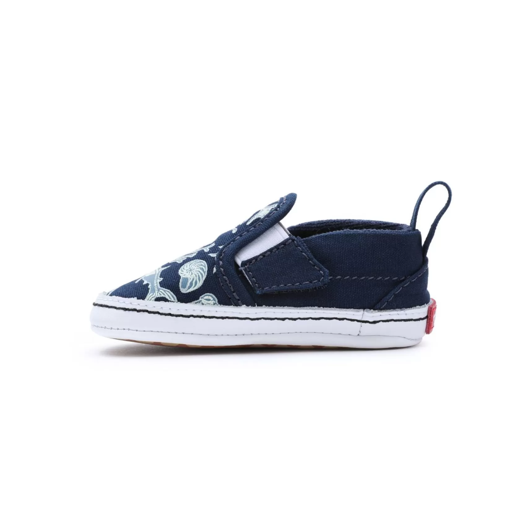 Vans Easy On, Easy Off<Zapatillas De Bebe Slip-On Crib Con Cierre Adherente (0-1 Anos) Azul