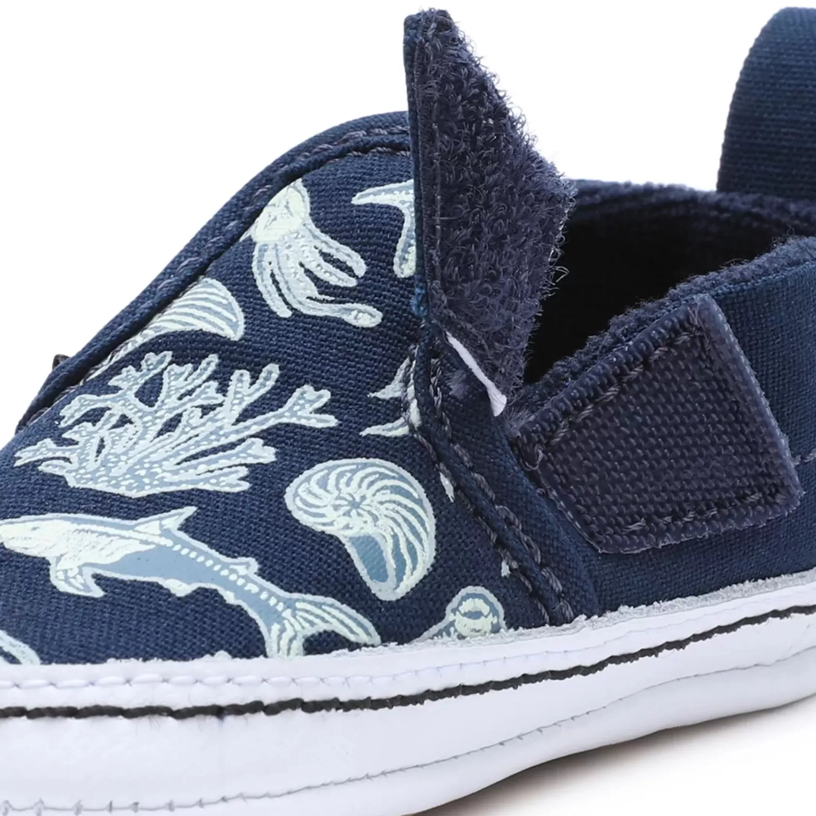 Vans Easy On, Easy Off<Zapatillas De Bebe Slip-On Crib Con Cierre Adherente (0-1 Anos) Azul