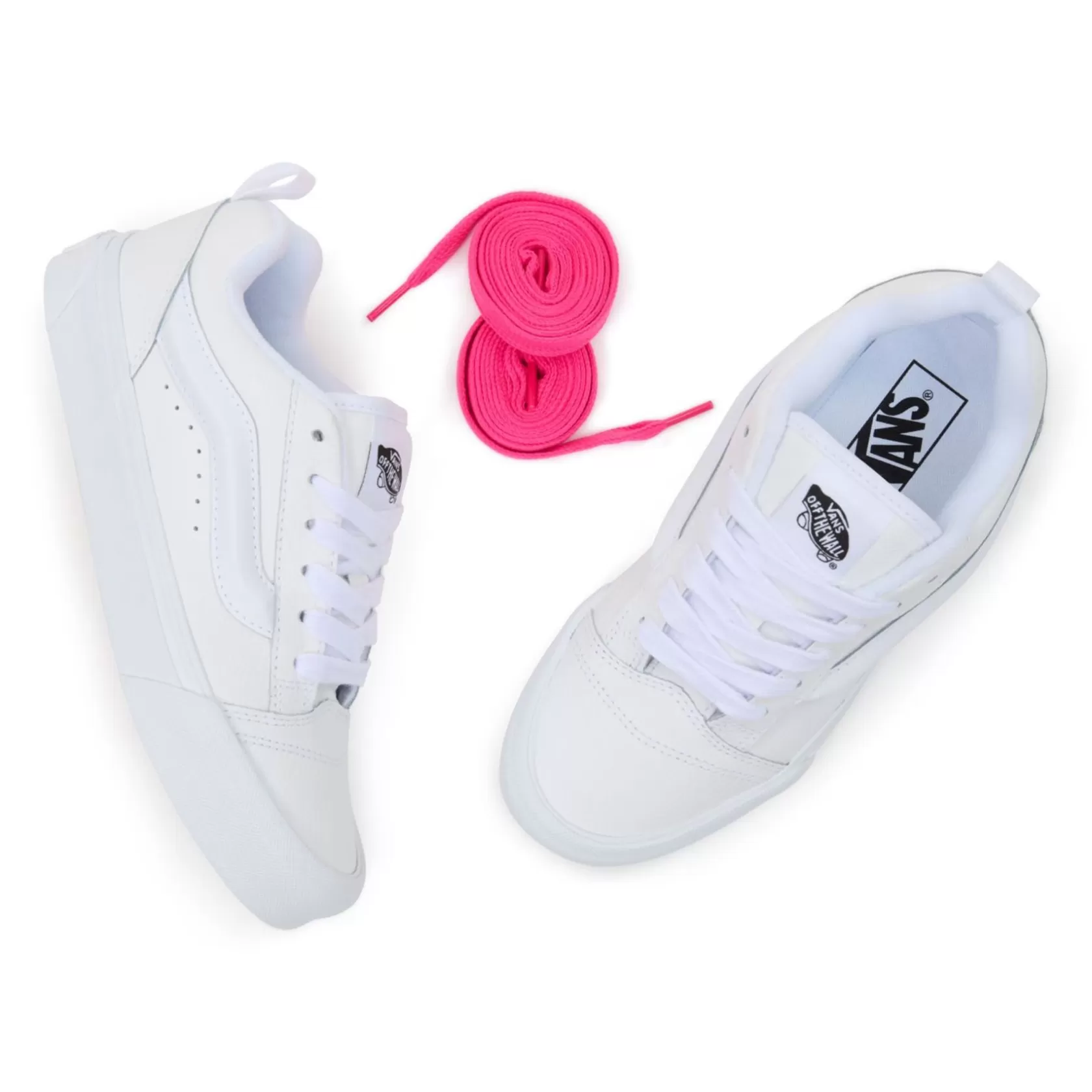 Vans Zapatillas Deportivas Baja<Zapatillas De Cuero Knu Skool Blanco