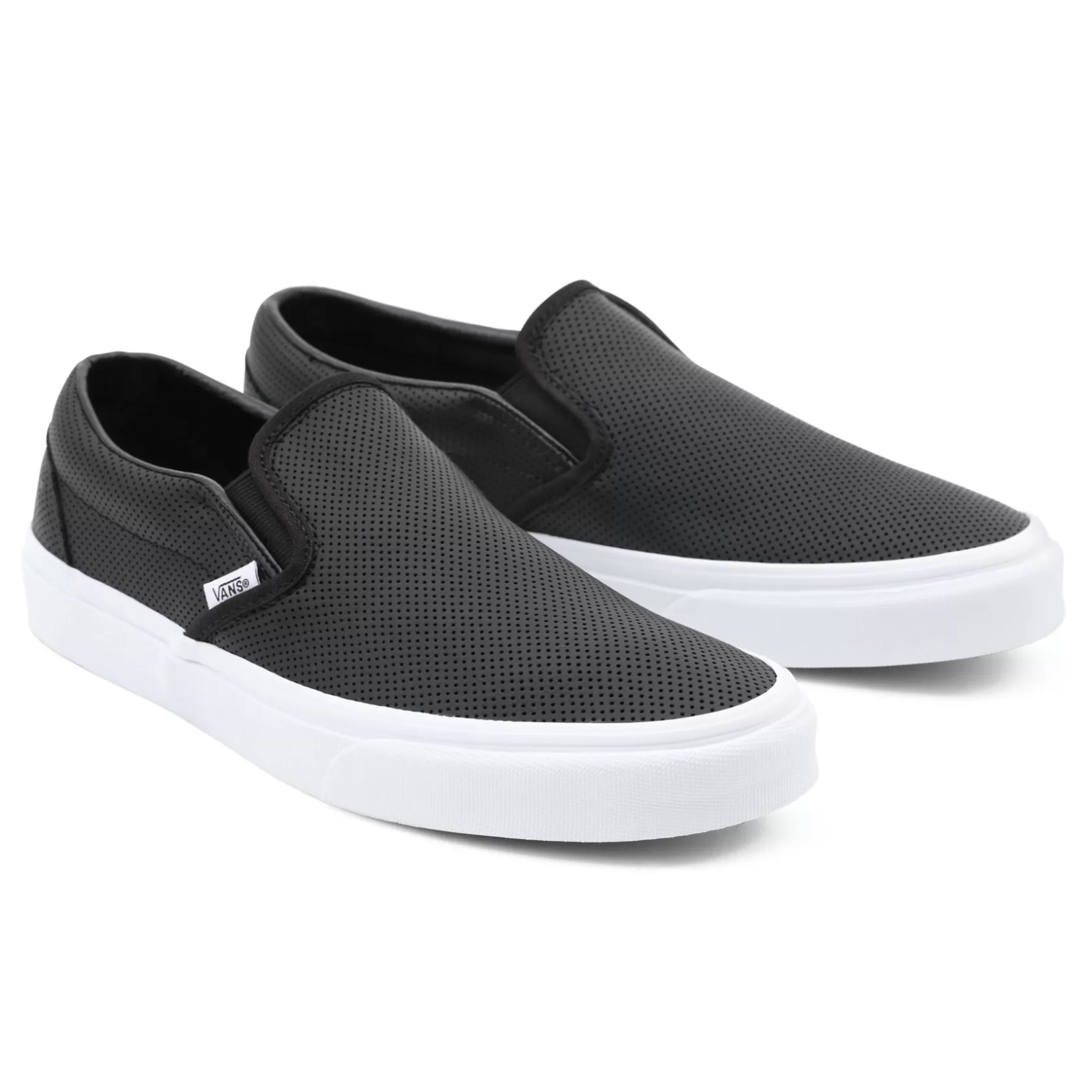 Vans Classics<Zapatillas De Cuero Perf Classic Slip-On Negro