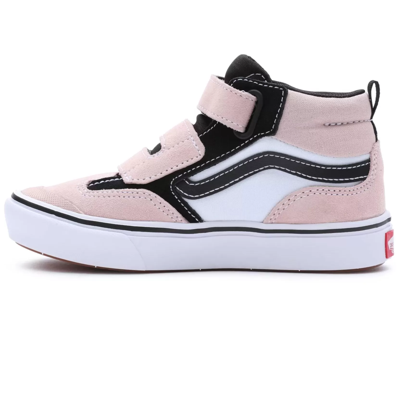 Vans Easy On, Easy Off<Zapatillas De Niños Comfycush New Skool Mid Hook And Loop (4-8 Anos) Rosa