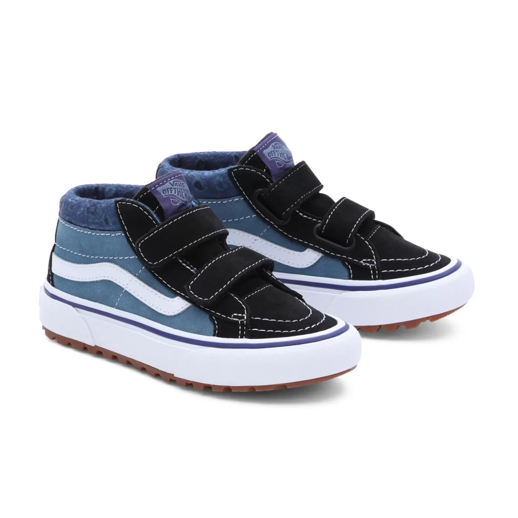 Vans Zapatillas Niño (4-8 Años)<Zapatillas De Niños Con Cierre Adherente Paisley Sk8-Mid Reissue Mte-1 (4-8 Anos) Azul, Negro