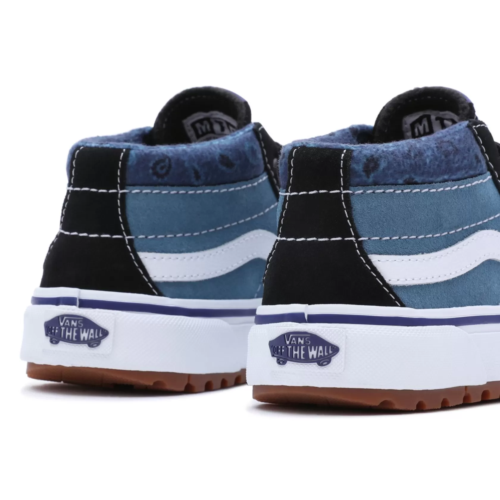 Vans Zapatillas Niño (4-8 Años)<Zapatillas De Niños Con Cierre Adherente Paisley Sk8-Mid Reissue Mte-1 (4-8 Anos) Azul, Negro
