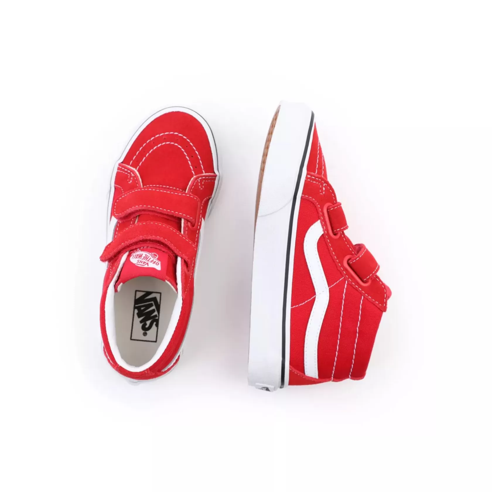 Vans Zapatillas Niño (4-8 Años)<Zapatillas De Niños Con Cierre Adherente Sk8-Mid Reissue Con Cierre De (4-8 Anos) Rojo