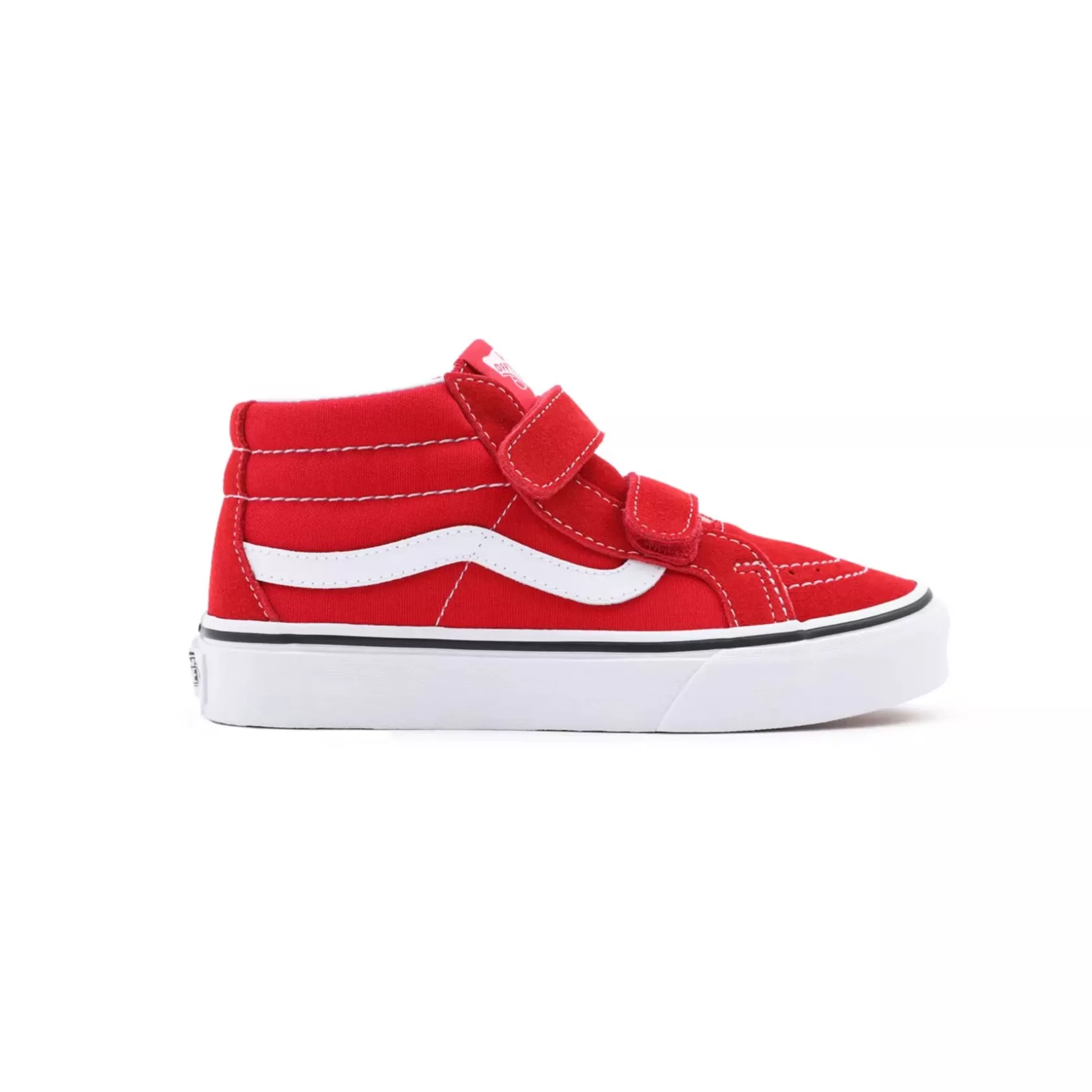 Vans Easy On, Easy Off<Zapatillas De Niños Con Cierre Adherente Sk8-Mid Reissue Con Cierre De (4-8 Anos) Rojo