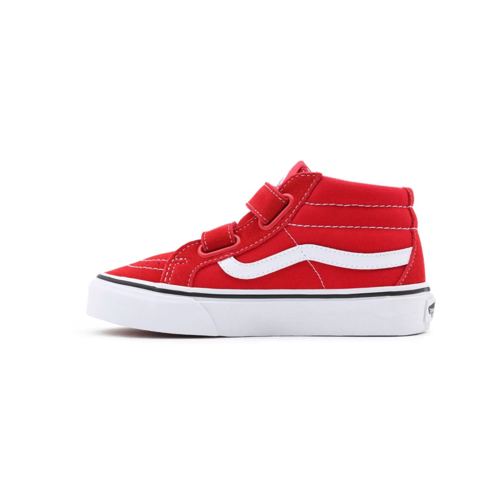 Vans Easy On, Easy Off<Zapatillas De Niños Con Cierre Adherente Sk8-Mid Reissue Con Cierre De (4-8 Anos) Rojo