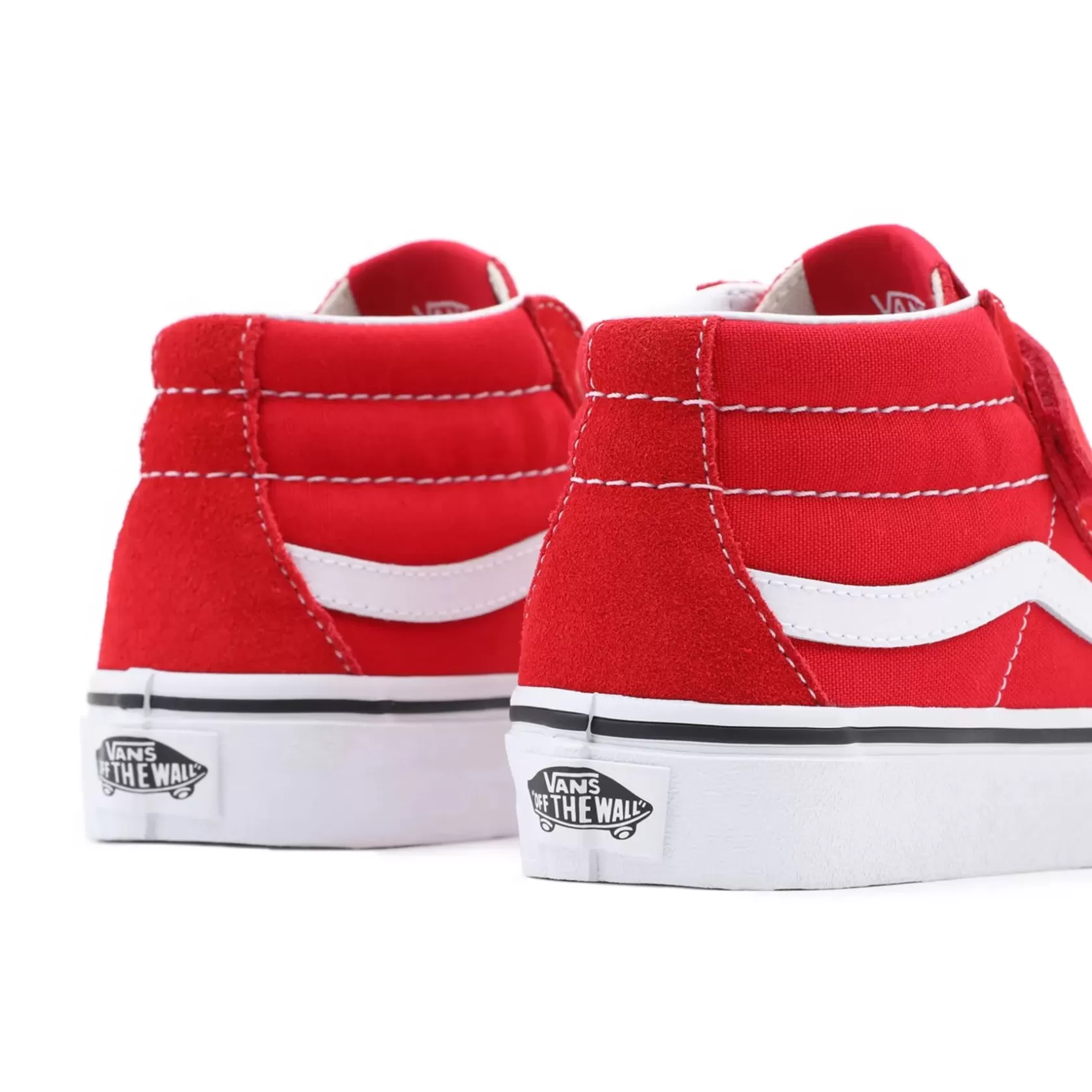 Vans Easy On, Easy Off<Zapatillas De Niños Con Cierre Adherente Sk8-Mid Reissue Con Cierre De (4-8 Anos) Rojo