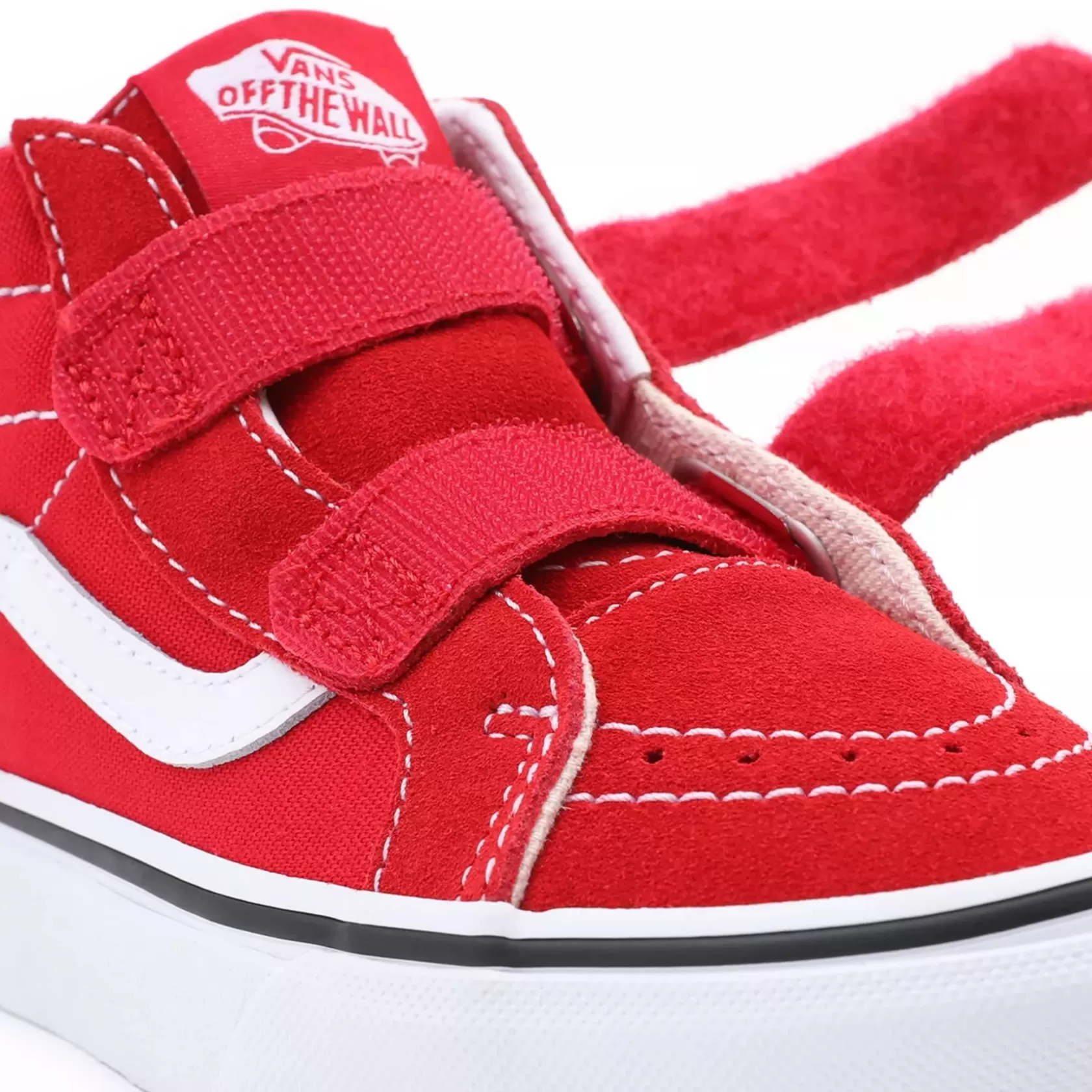 Vans Easy On, Easy Off<Zapatillas De Niños Con Cierre Adherente Sk8-Mid Reissue Con Cierre De (4-8 Anos) Rojo