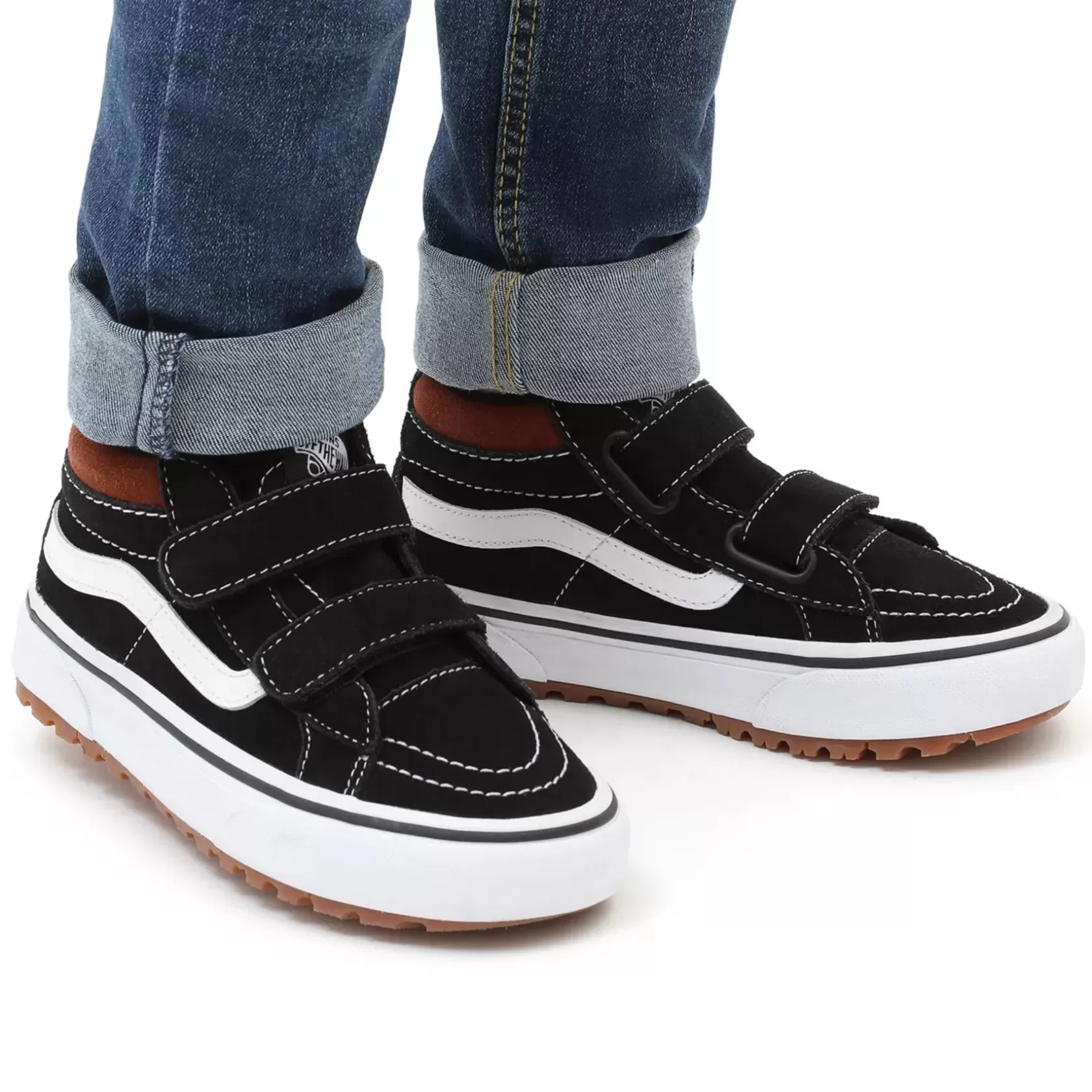 Vans Zapatillas Mte<Zapatillas De Niños Con Cierre Adherente Sk8-Mid Reissue Mte-1 Con Cierre De (4-8 Anos) Negro