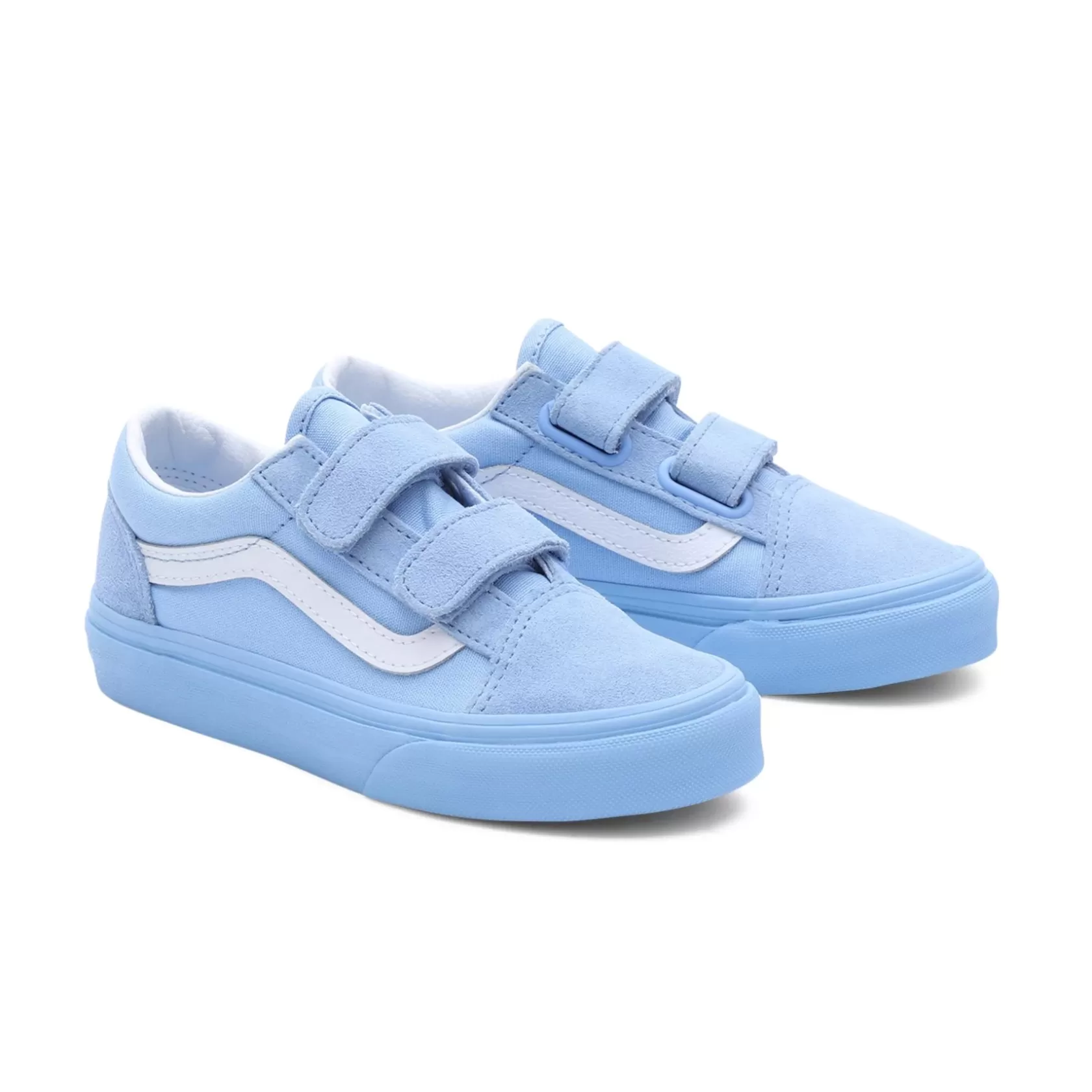 Vans Classics<Zapatillas De Niños Old Skool Con Cierre Adherente (4-8 Anos) Azul