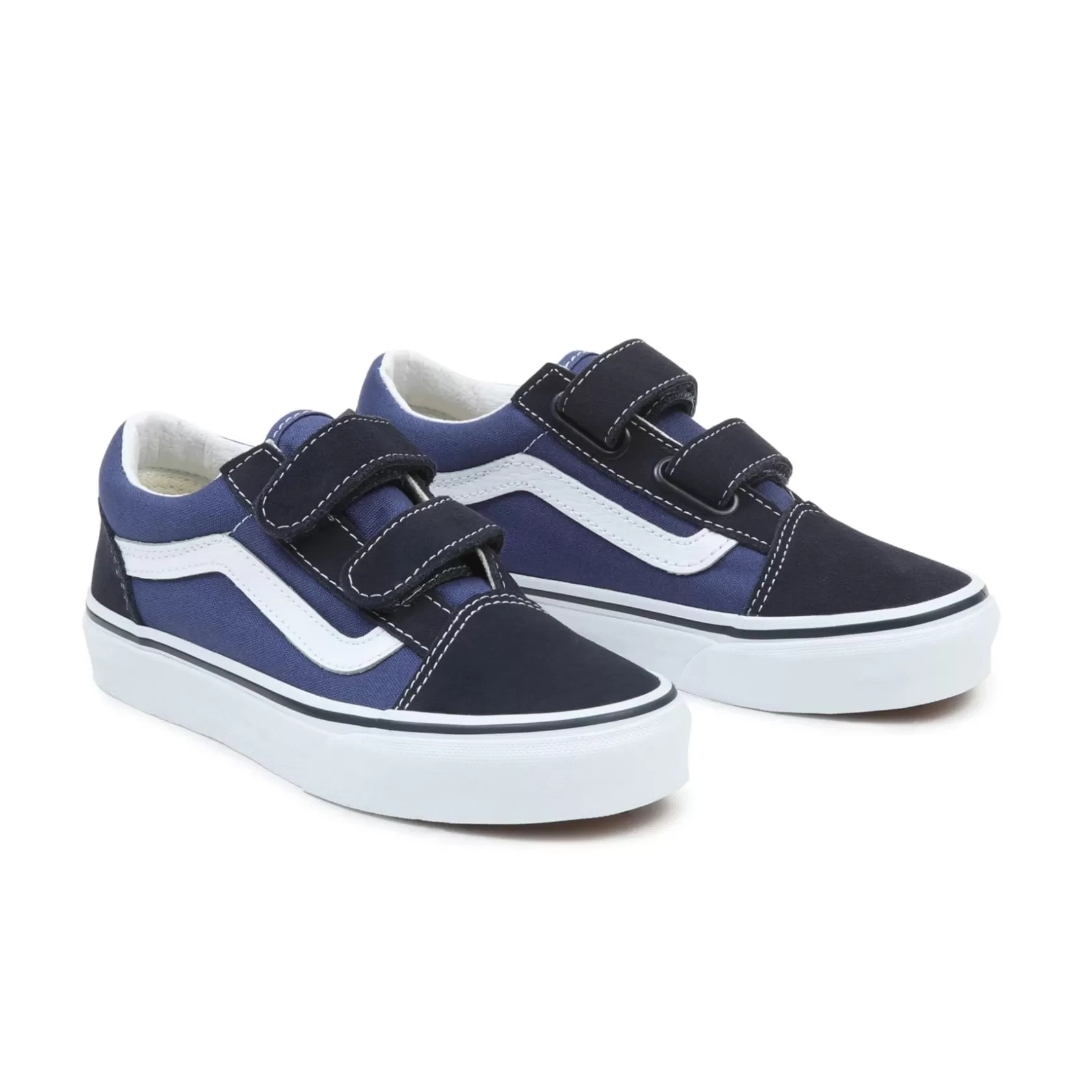 Vans Classics<Zapatillas De Niños Old Skool Con Cierre De Velcro (4-8 Anos) Azul
