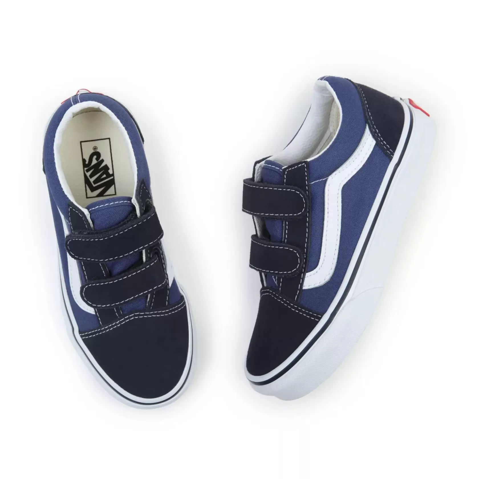 Vans Classics<Zapatillas De Niños Old Skool Con Cierre De Velcro (4-8 Anos) Azul