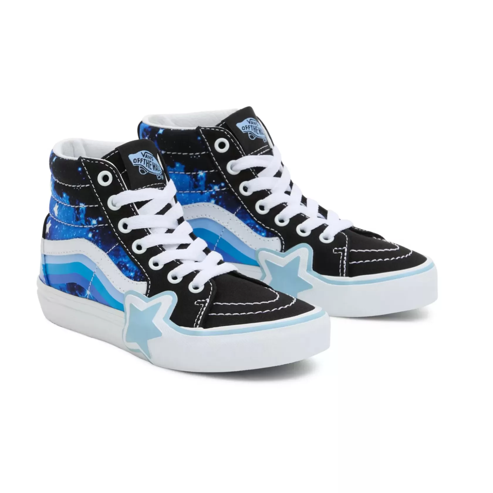 Vans Classics<Zapatillas De Niños Sk8-Hi Rainbow Star (4-8 Anos) Azul, Negro