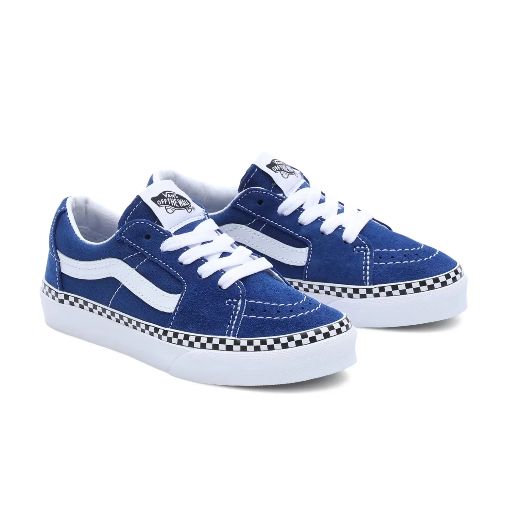 Vans Zapatillas Niño (4-8 Años)<Zapatillas De Niños Sk8-Low Checkerboard Foxing (4-8 Anos) Azul