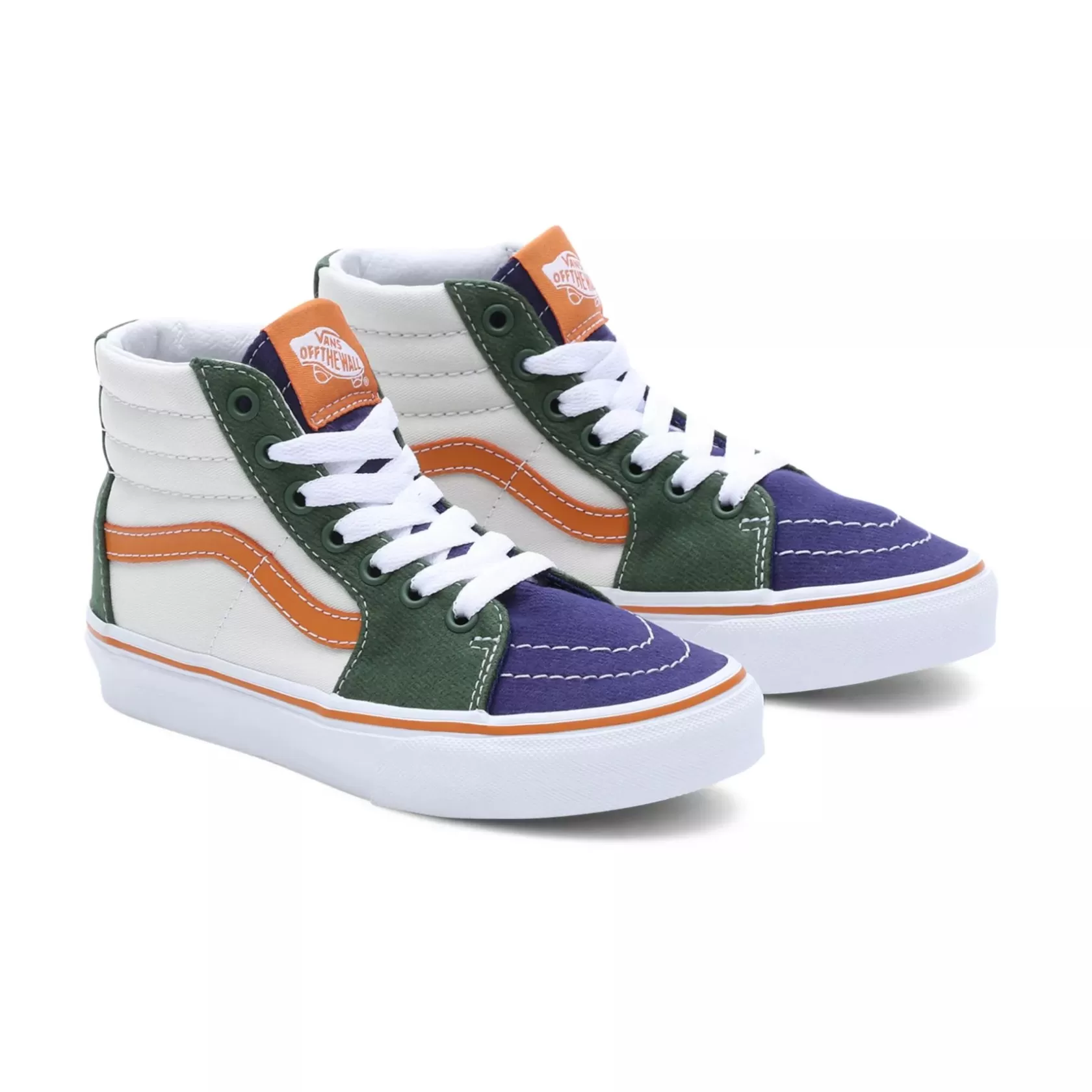 Vans Classics<Zapatillas De Niños Twill Block Sk8-Hi (4-8 Anos) Multicolour