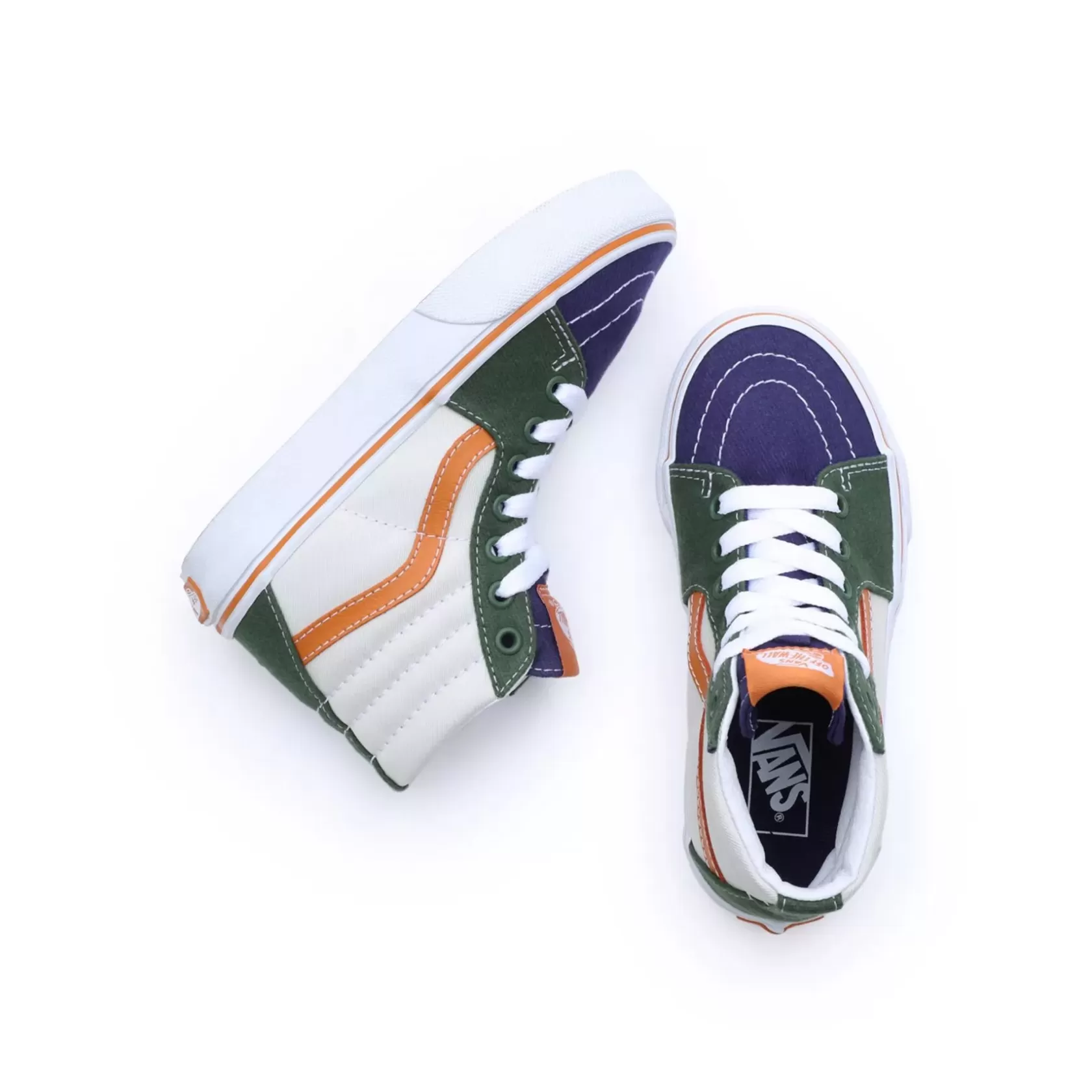 Vans Classics<Zapatillas De Niños Twill Block Sk8-Hi (4-8 Anos) Multicolour