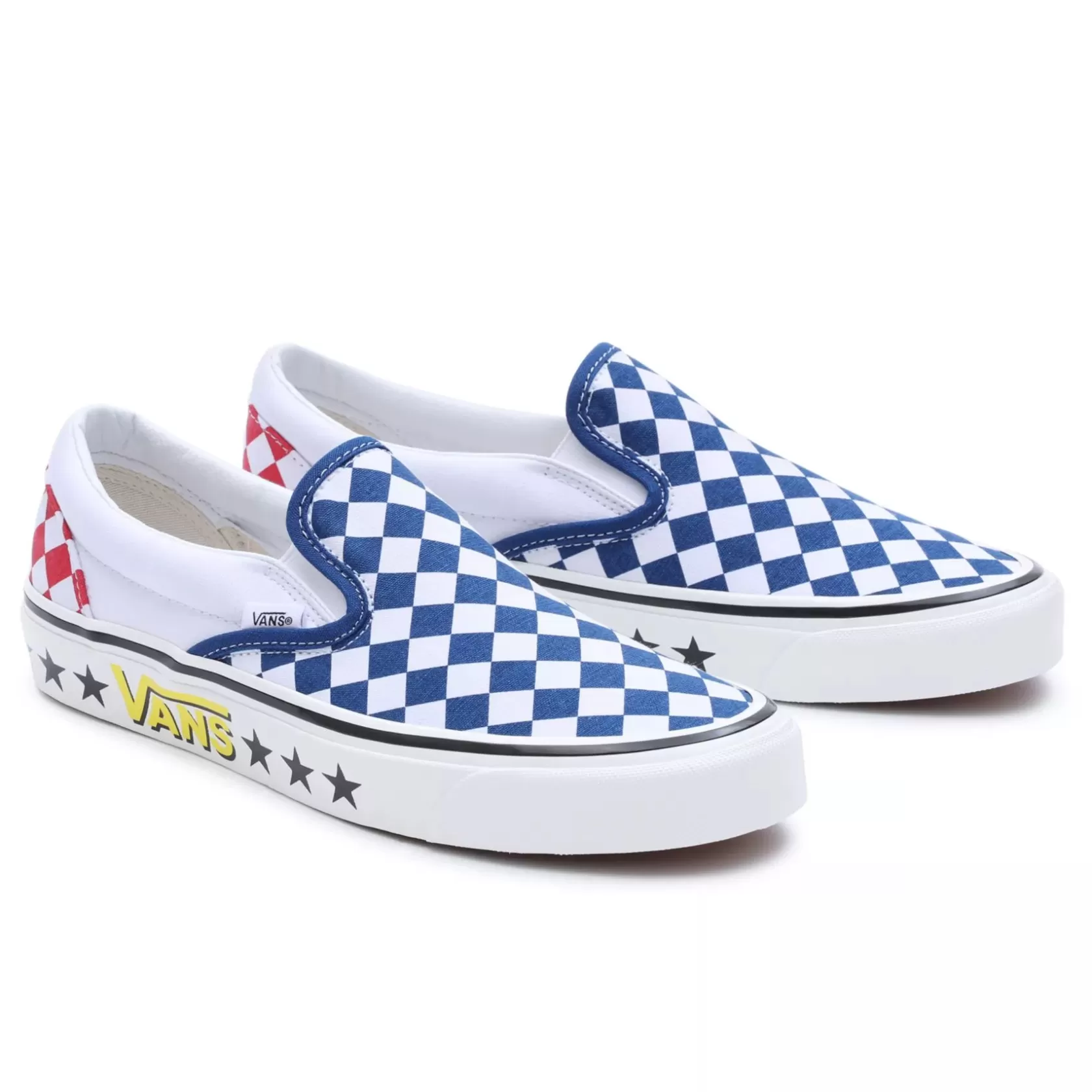 Vans Zapatillas Sin Cordones<Zapatillas Diamond Check Classic Slip-On 98 Dx Azul