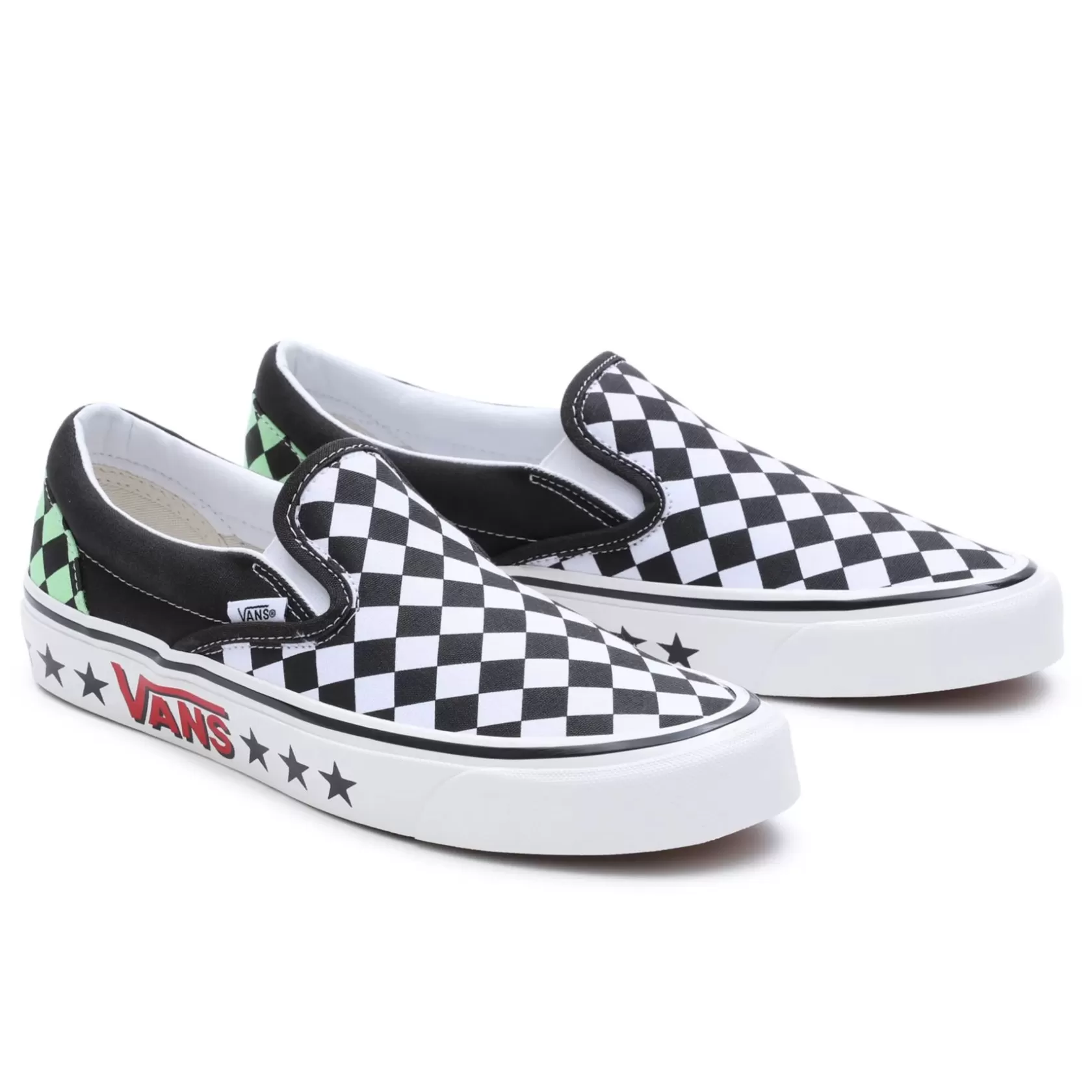 Vans Zapatillas Sin Cordones<Zapatillas Diamond Check Classic Slip-On 98 Dx Negro
