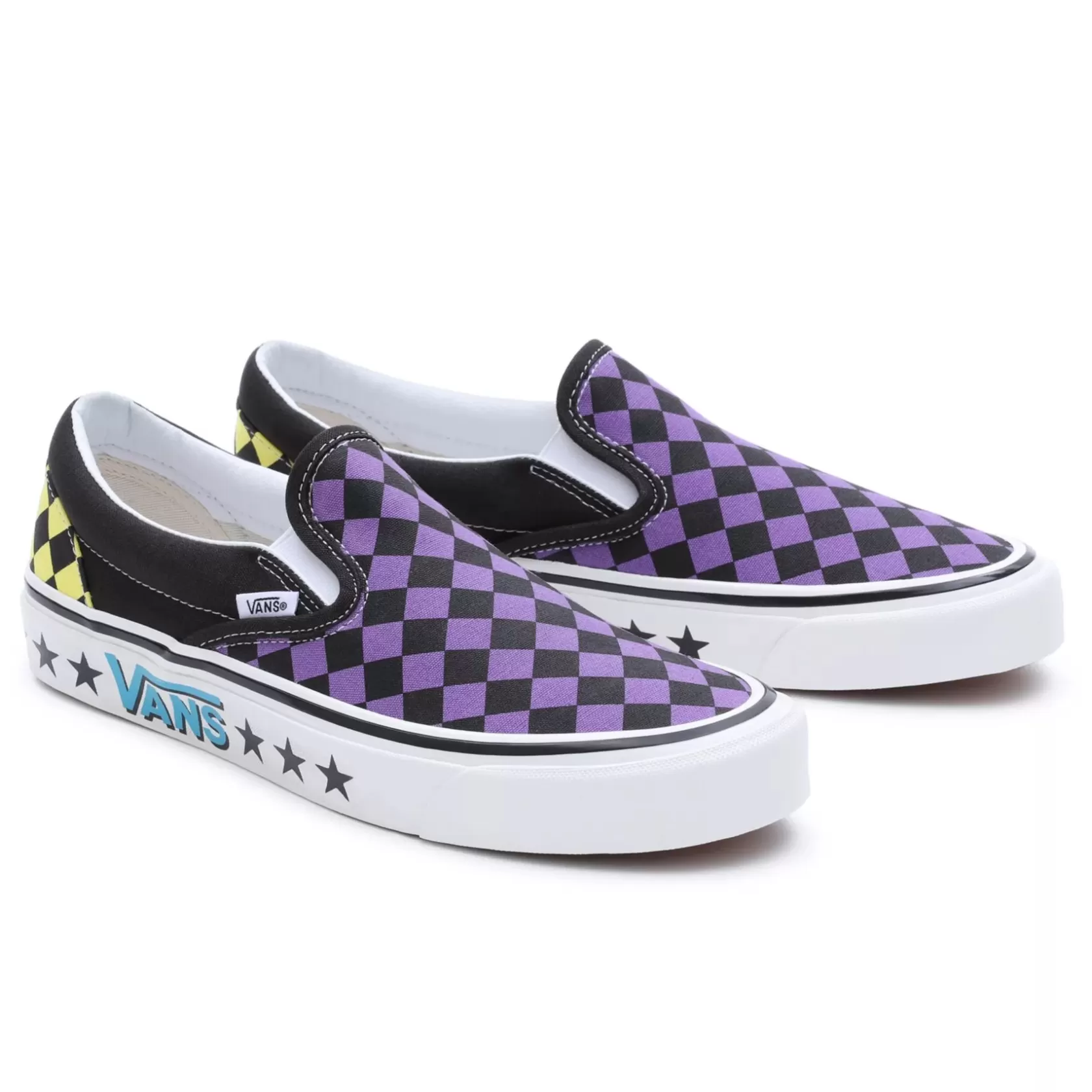 Vans Zapatillas Sin Cordones<Zapatillas Diamond Check Classic Slip-On 98 Dx Purpura