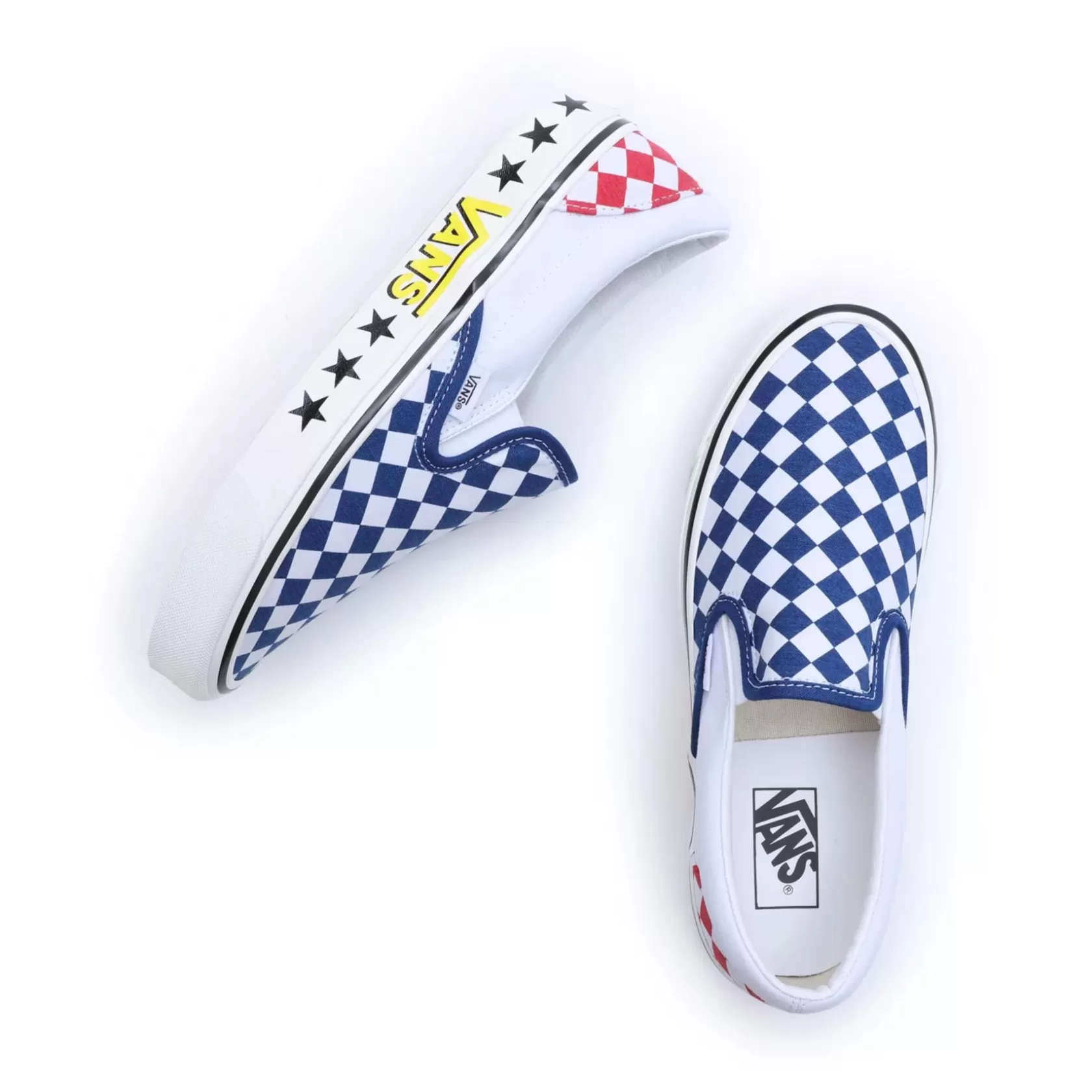 Vans Zapatillas Sin Cordones<Zapatillas Diamond Check Classic Slip-On 98 Dx Azul