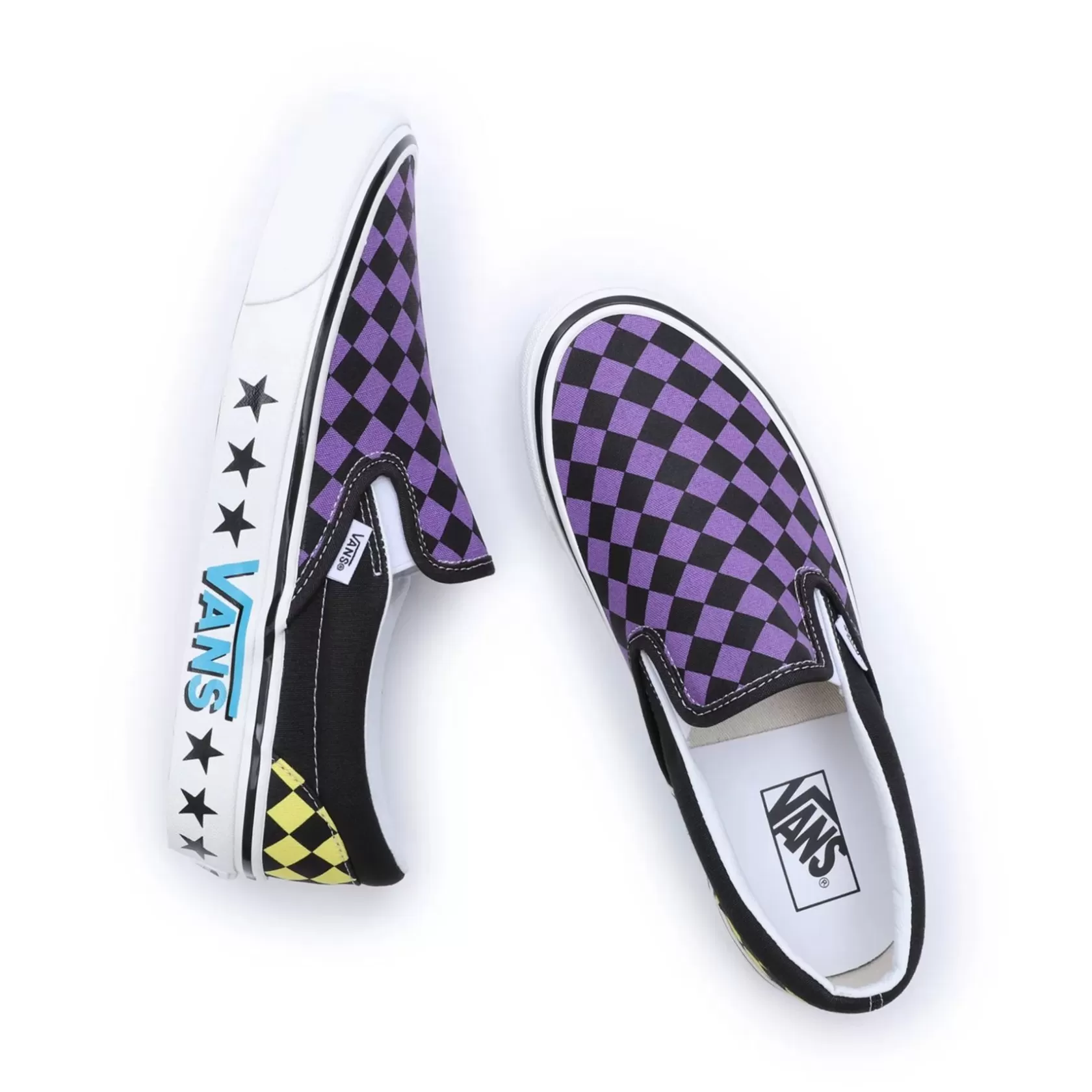 Vans Zapatillas Sin Cordones<Zapatillas Diamond Check Classic Slip-On 98 Dx Purpura