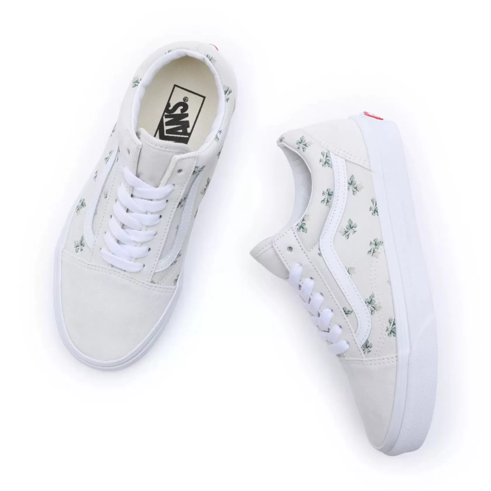 Vans Zapatillas Plataforma<Zapatillas Floral Old Skool Blanco
