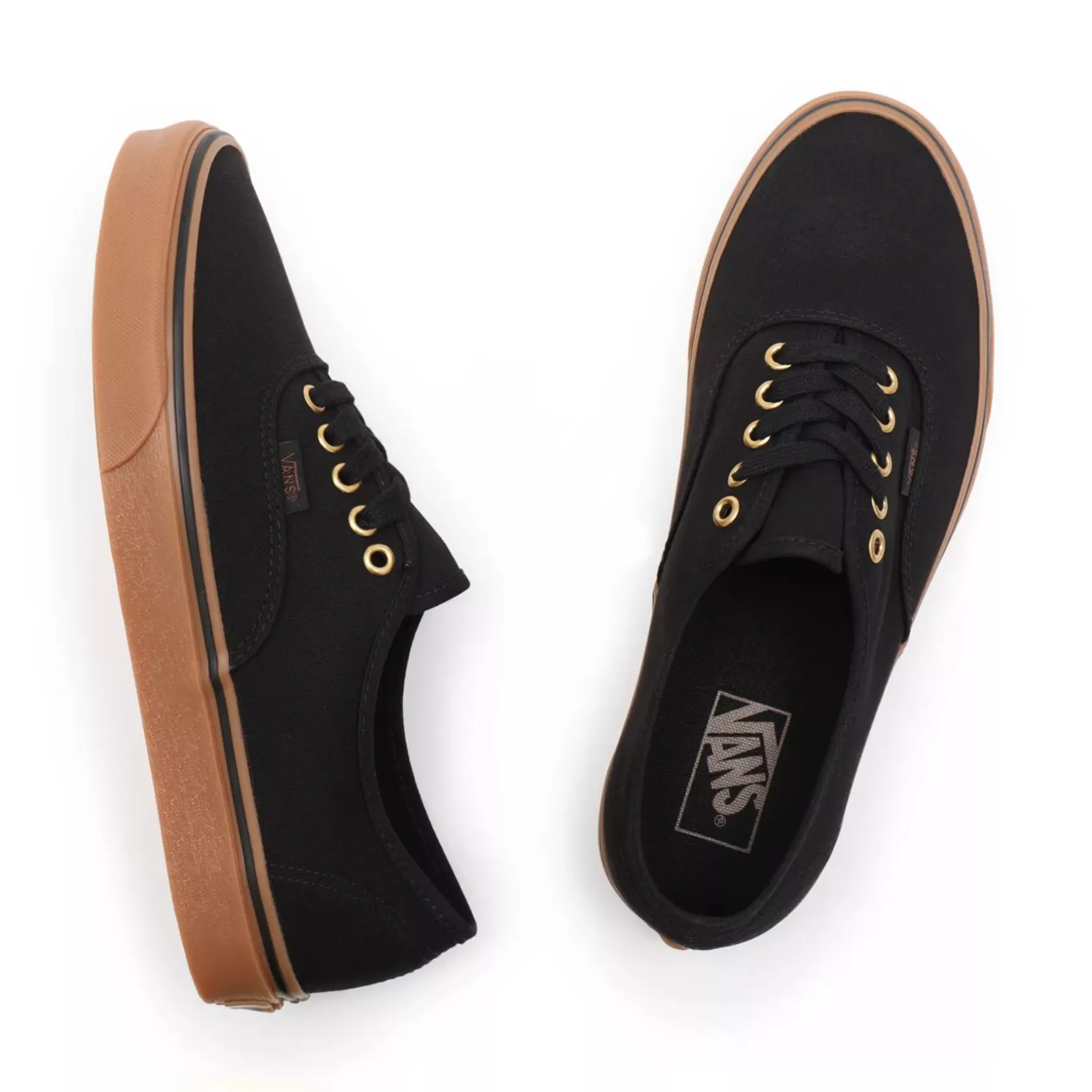 Vans Zapatillas Altas<Zapatillas Gum Authentic Negro, Marron