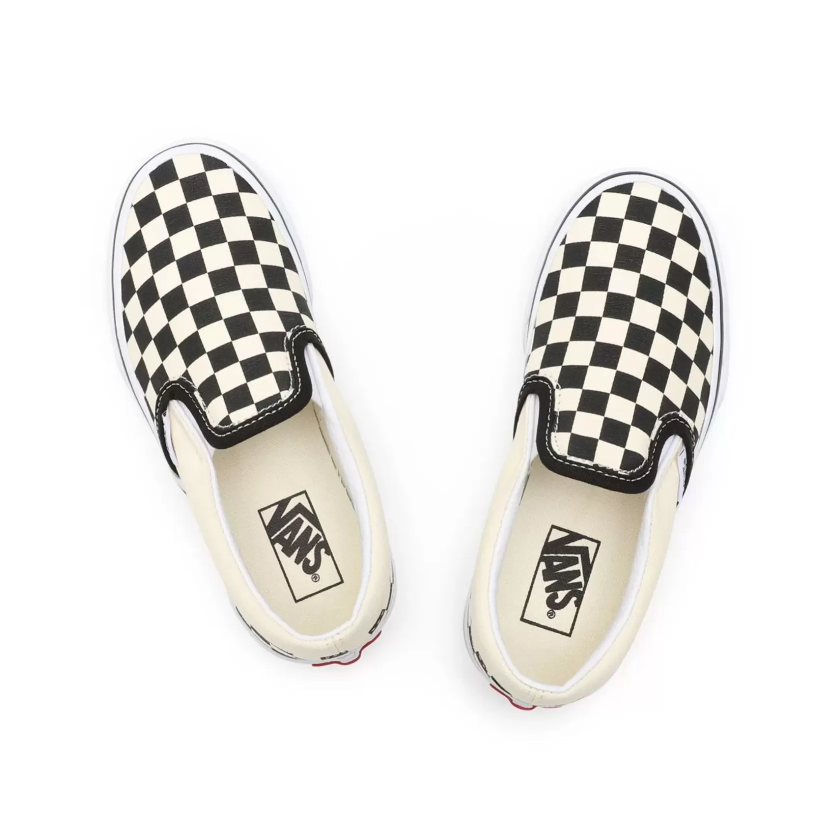 Vans Zapatillas Niño (4-8 Años)<Zapatillas Junior Checkerboard Classic Slip-On (4-8 Anos) Negro, Blanco