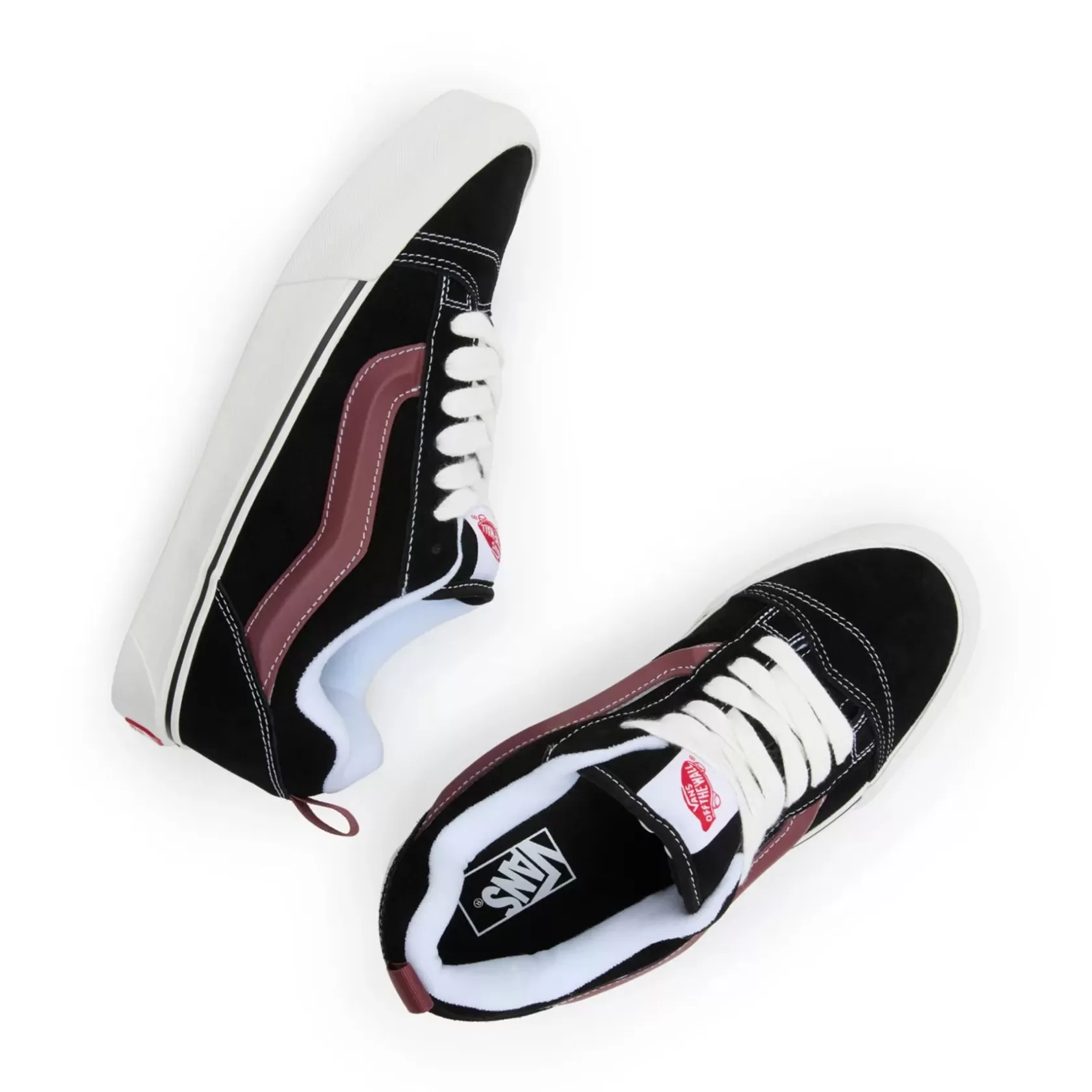Vans Classics<Zapatillas Knu Skool Negro, Rojo